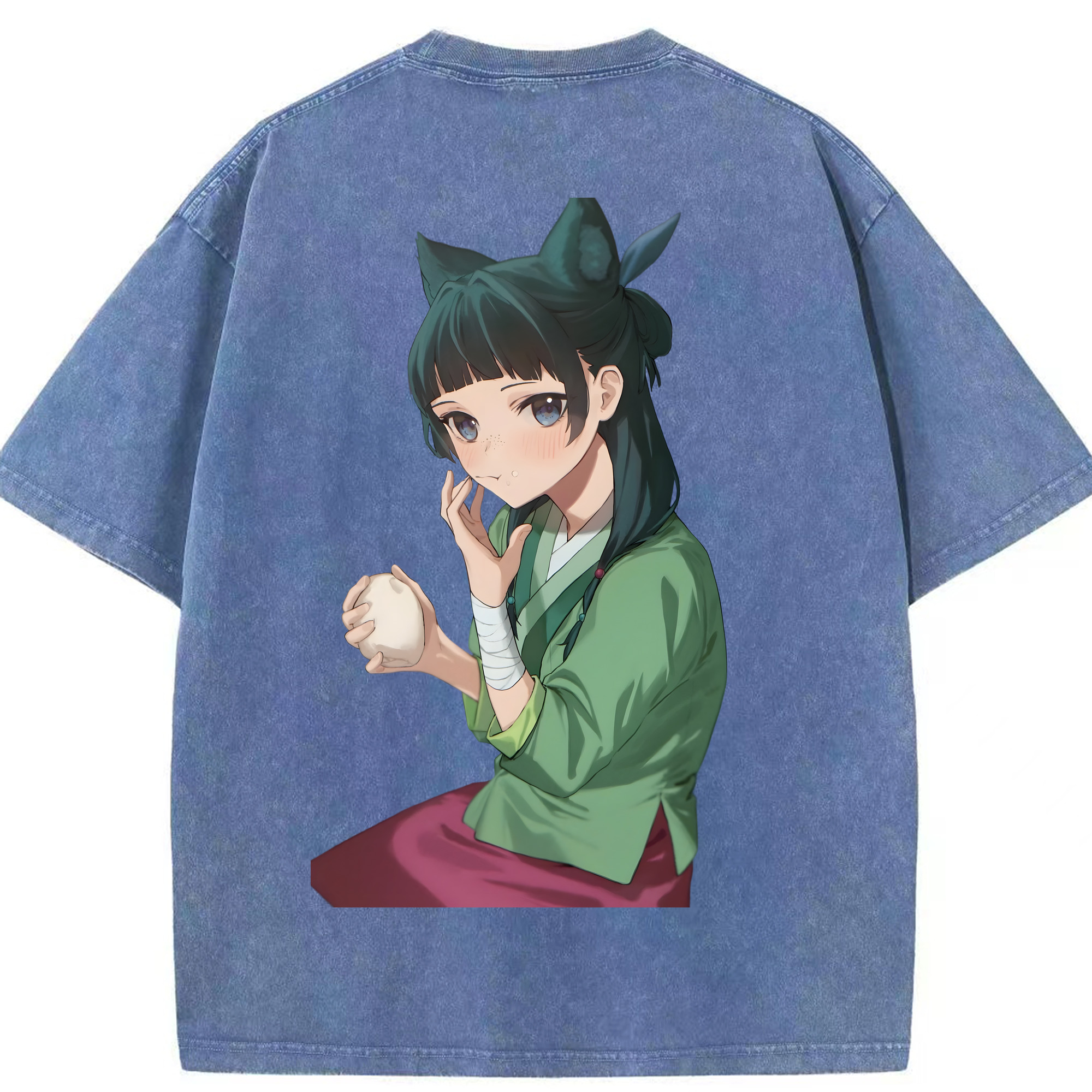 （画像用） 薬屋のひとりごと The Apothecary Diaries 綿100% ヴィンテージ風 半袖Tシャツ（背面プリント）