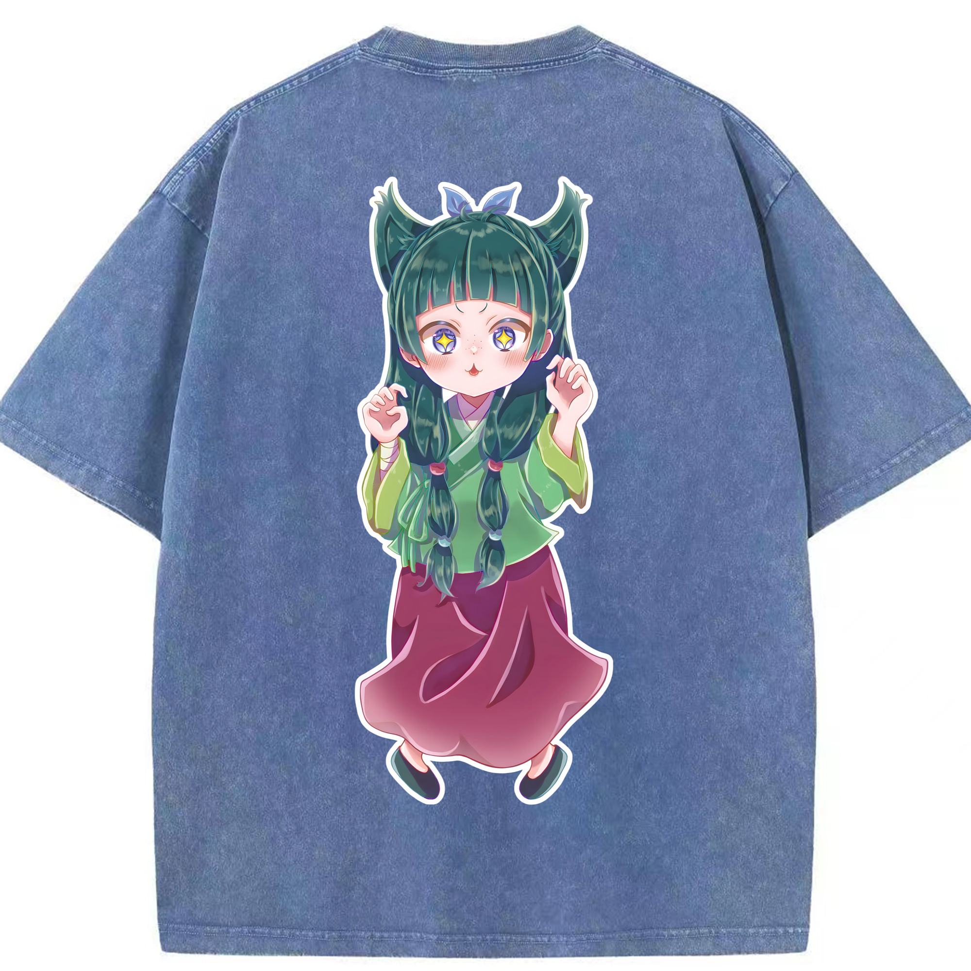 （画像用） 薬屋のひとりごと The Apothecary Diaries 綿100% ヴィンテージ風 半袖Tシャツ（背面プリント）