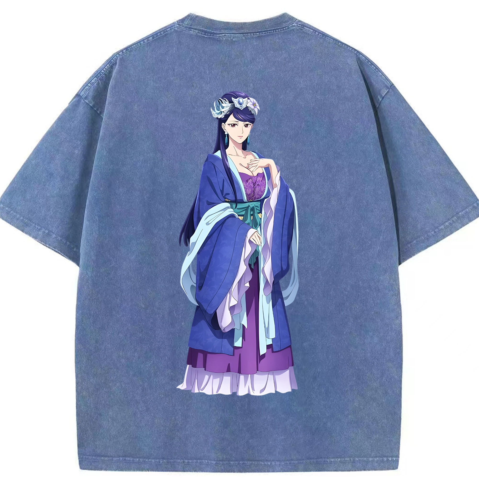 （画像用） 薬屋のひとりごと The Apothecary Diaries 綿100% ヴィンテージ風 半袖Tシャツ（背面プリント）
