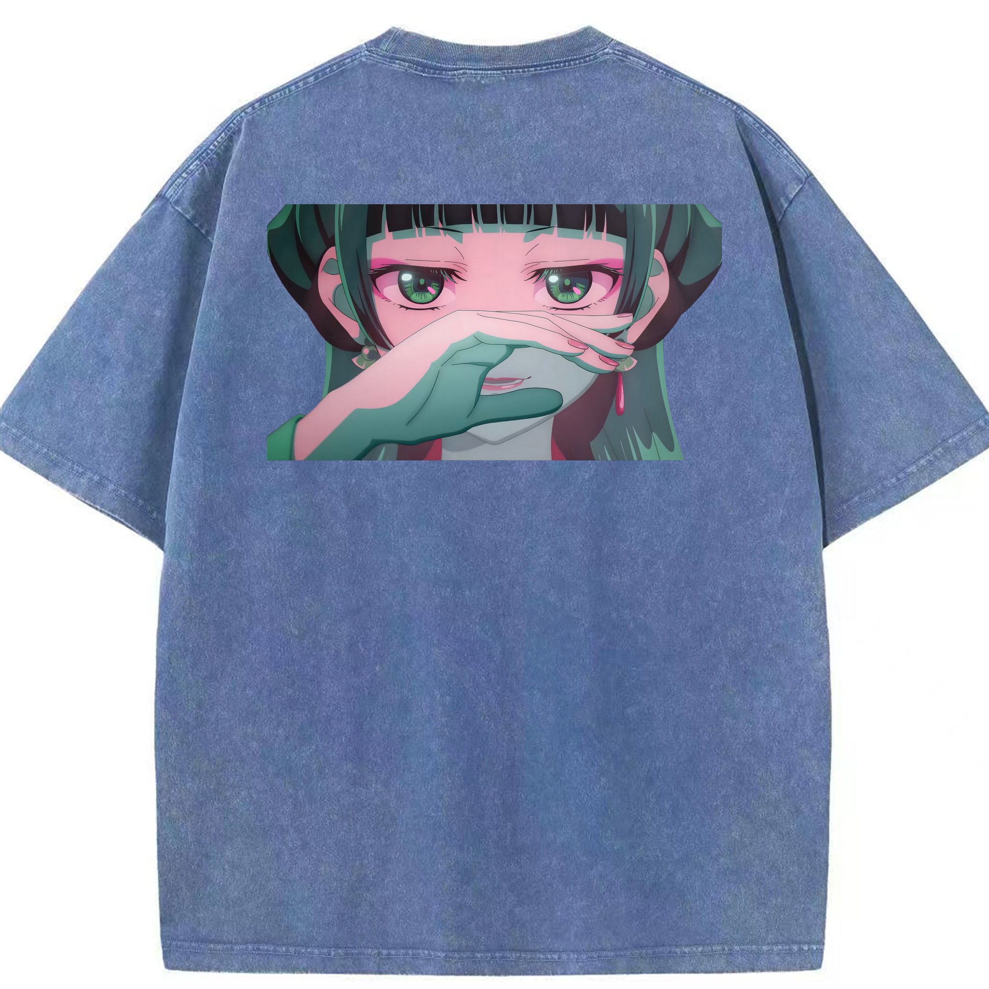 （画像用） 薬屋のひとりごと The Apothecary Diaries 綿100% ヴィンテージ風 半袖Tシャツ（背面プリント）