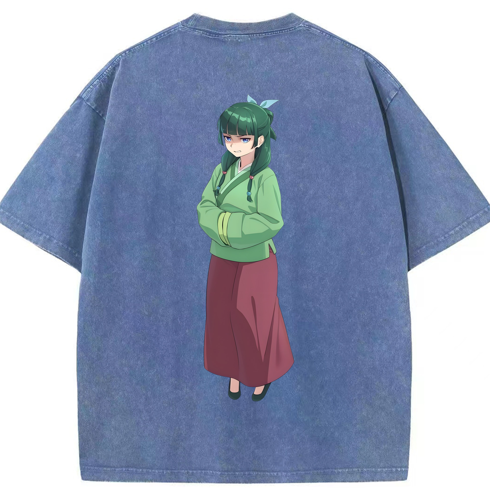 （画像用） 薬屋のひとりごと The Apothecary Diaries 綿100% ヴィンテージ風 半袖Tシャツ（背面プリント）