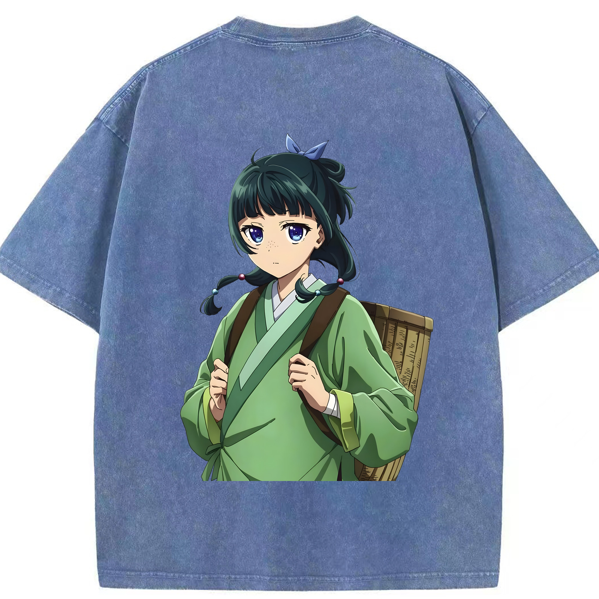 （画像用） 薬屋のひとりごと The Apothecary Diaries 綿100% ヴィンテージ風 半袖Tシャツ（背面プリント）