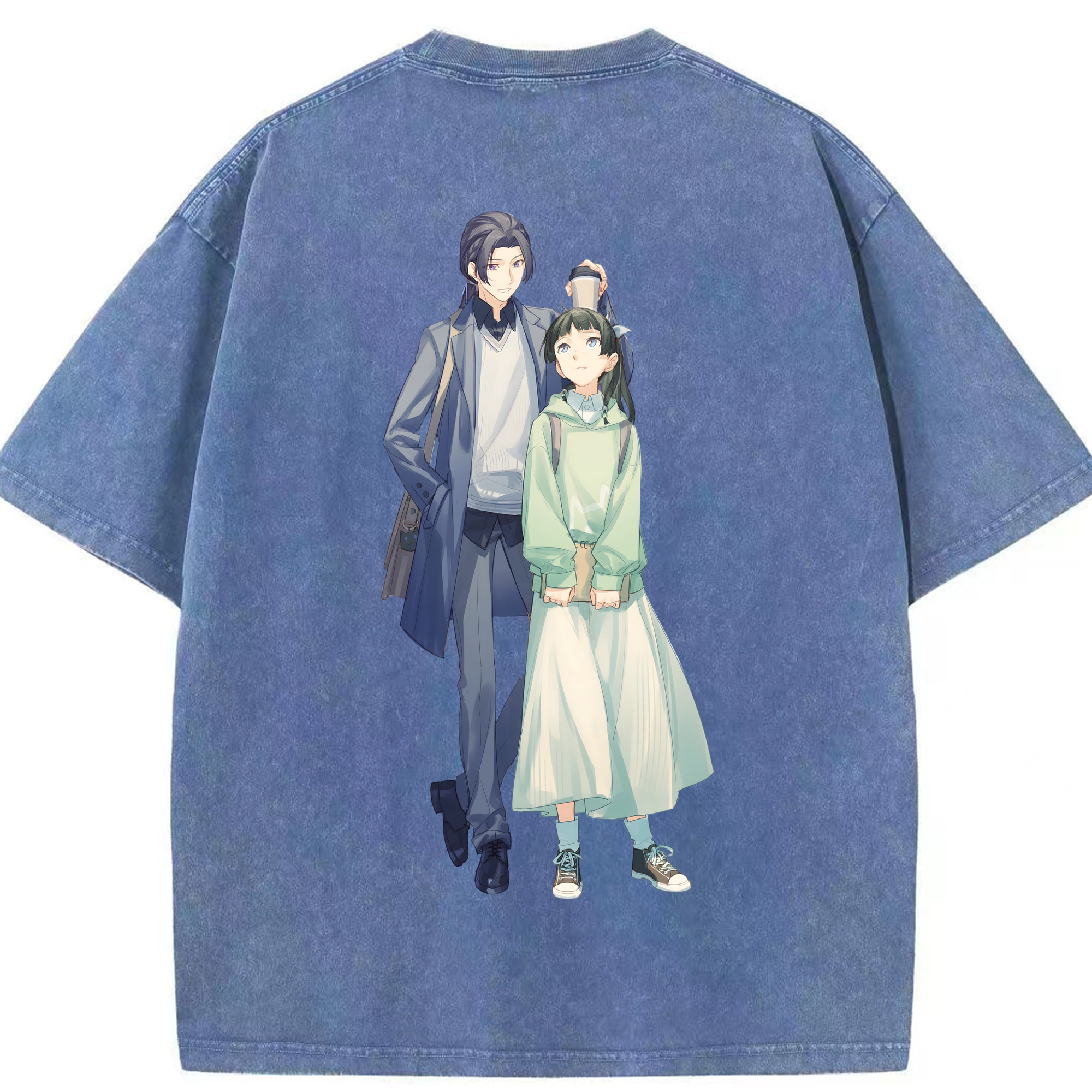（画像用） 薬屋のひとりごと The Apothecary Diaries 綿100% ヴィンテージ風 半袖Tシャツ（背面プリント）