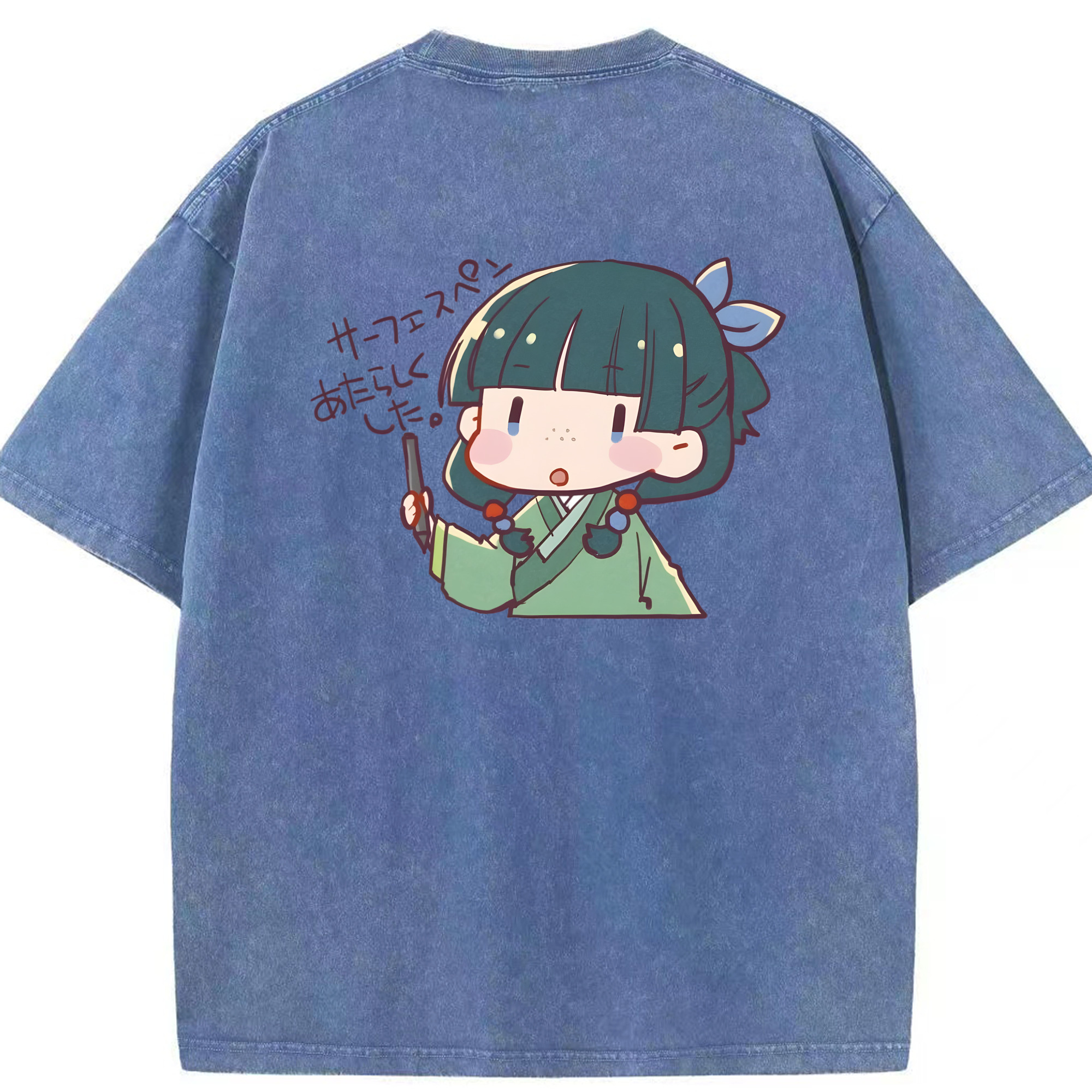 （画像用） 薬屋のひとりごと The Apothecary Diaries 綿100% ヴィンテージ風 半袖Tシャツ（背面プリント）