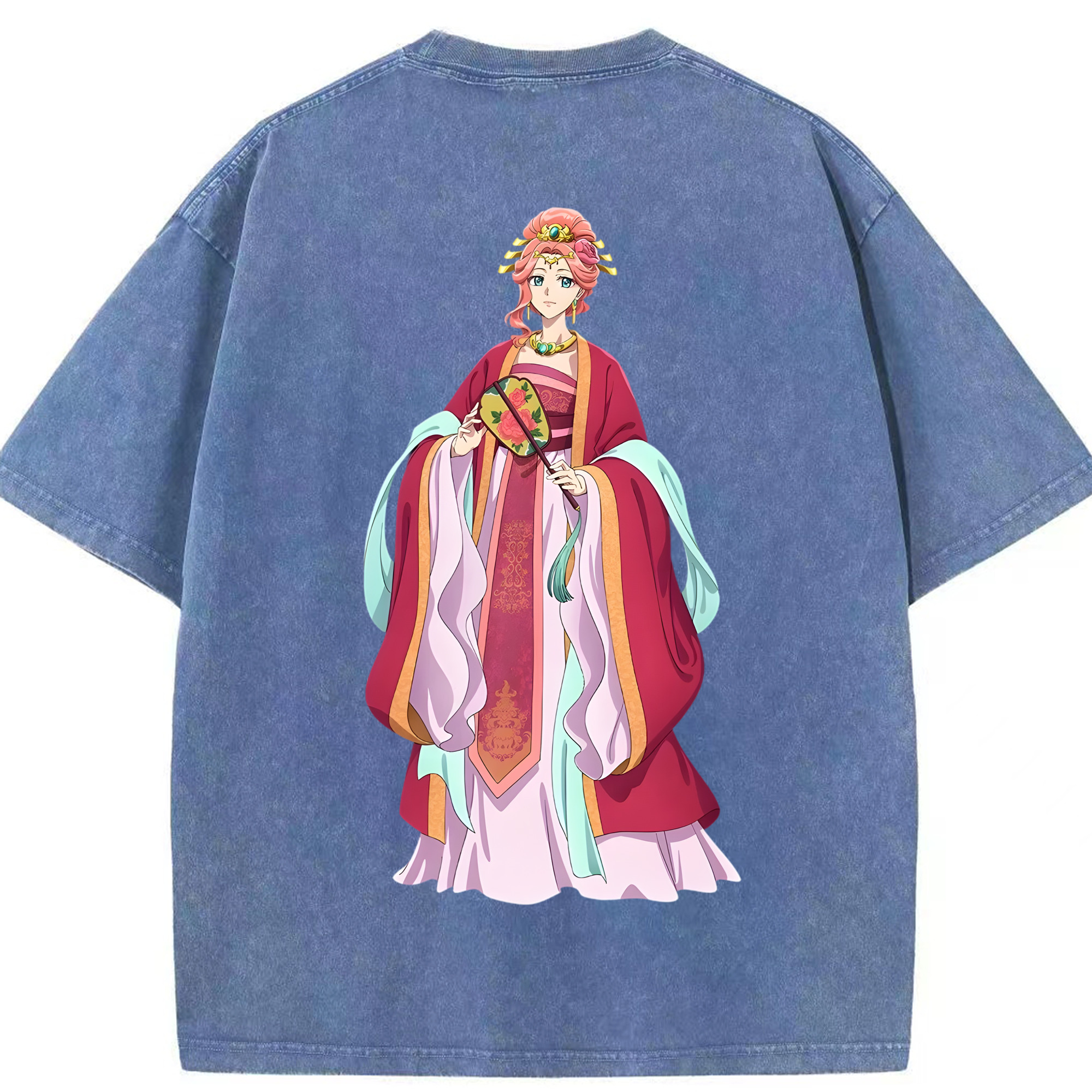 （画像用） 薬屋のひとりごと The Apothecary Diaries 綿100% ヴィンテージ風 半袖Tシャツ（背面プリント）