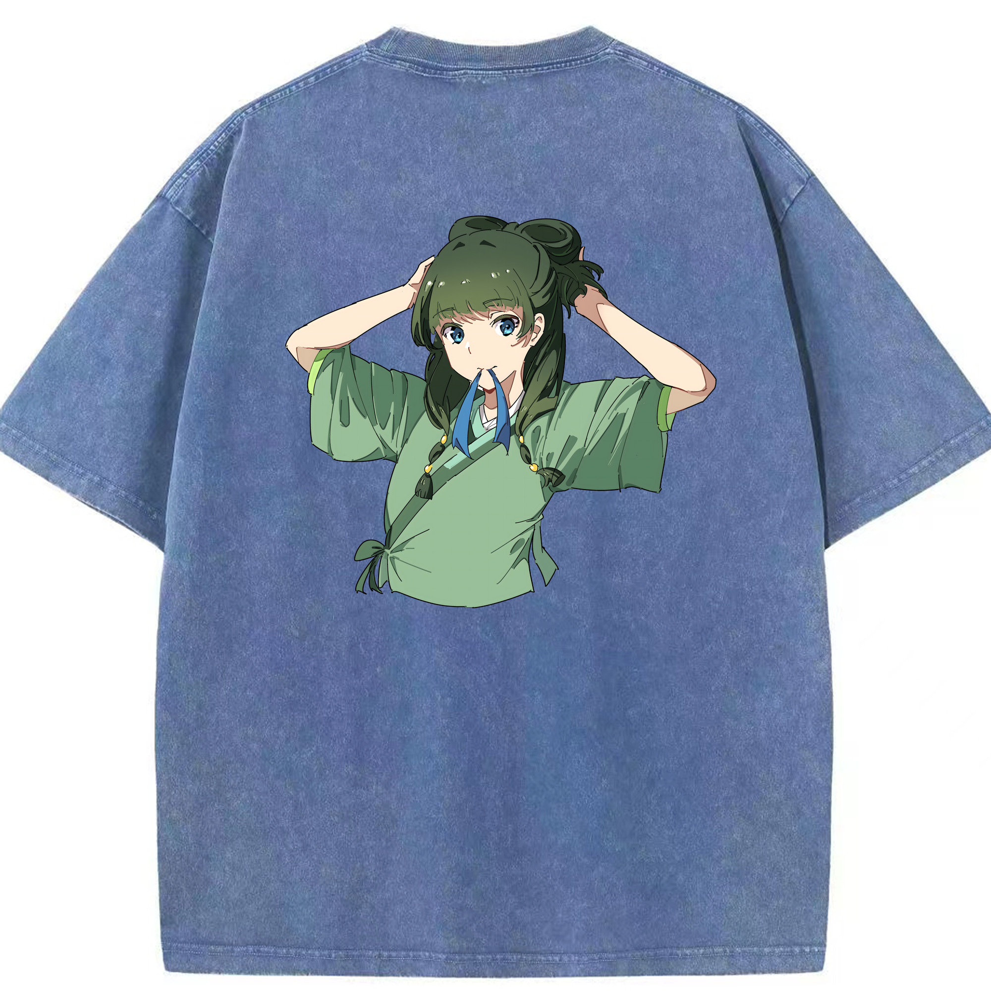 （画像用） 薬屋のひとりごと The Apothecary Diaries 綿100% ヴィンテージ風 半袖Tシャツ（背面プリント）