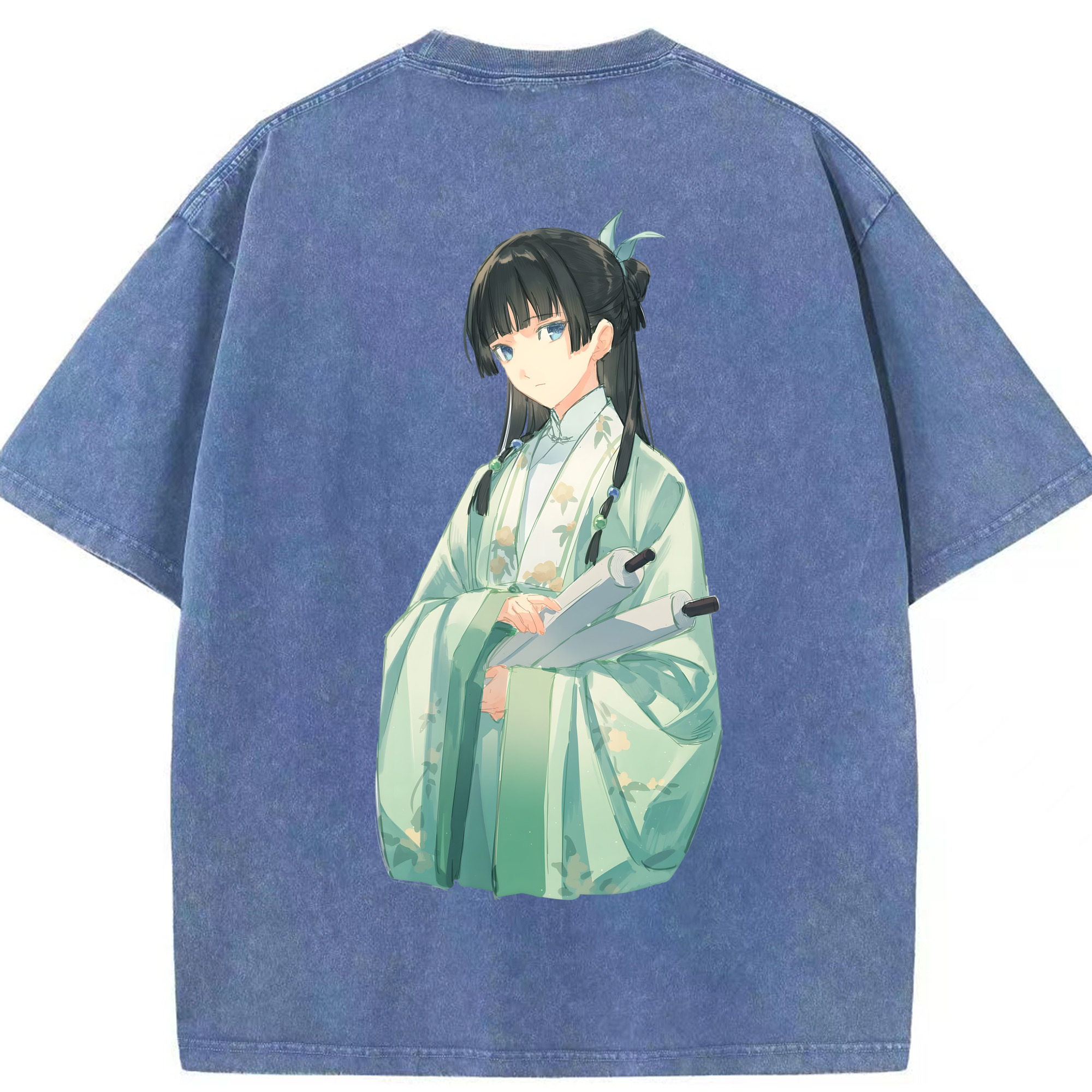 （画像用） 薬屋のひとりごと The Apothecary Diaries 綿100% ヴィンテージ風 半袖Tシャツ（背面プリント）