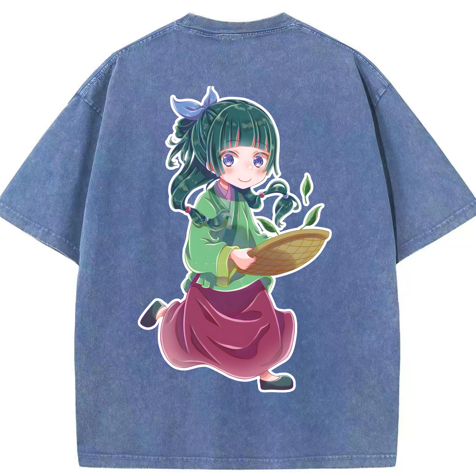 （画像用） 薬屋のひとりごと The Apothecary Diaries 綿100% ヴィンテージ風 半袖Tシャツ（背面プリント）