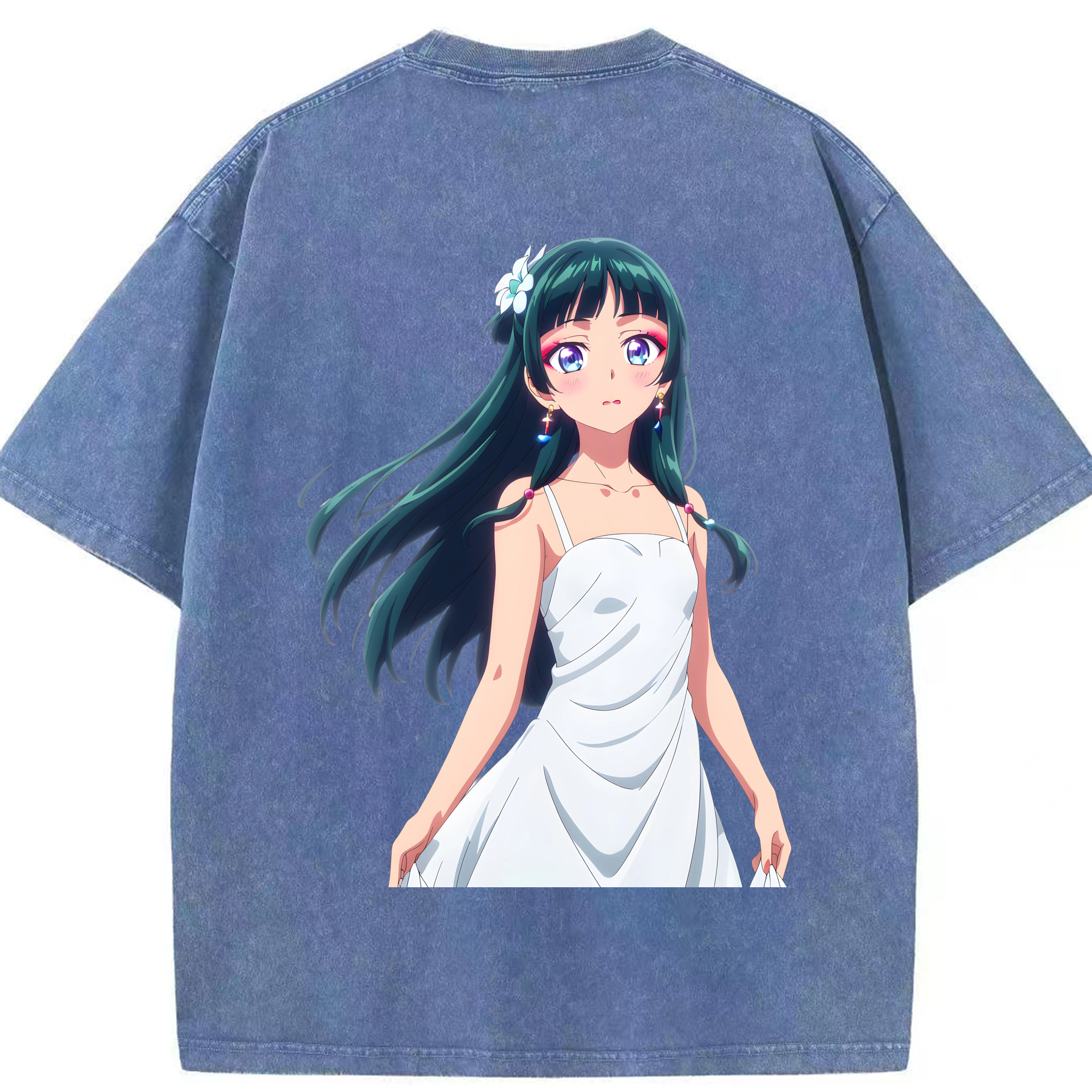 （画像用） 薬屋のひとりごと The Apothecary Diaries 綿100% ヴィンテージ風 半袖Tシャツ（背面プリント）