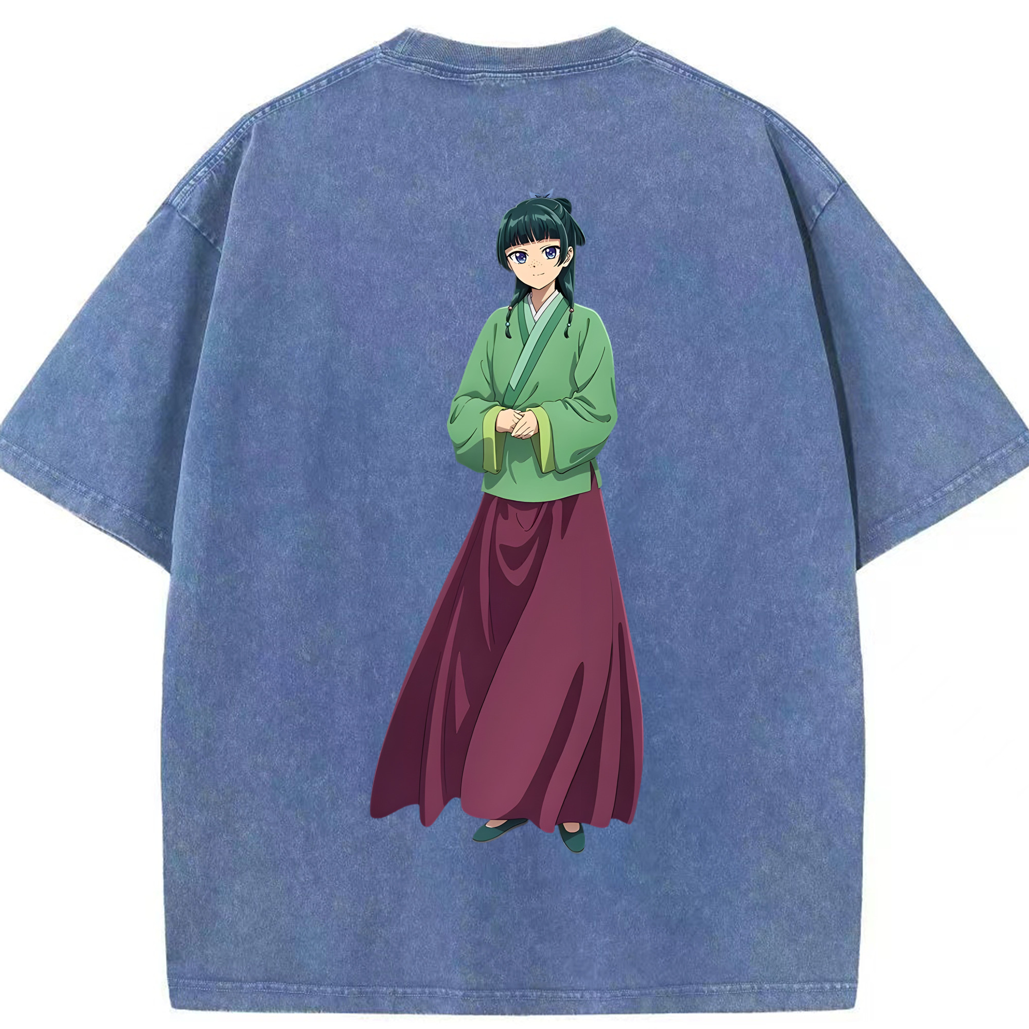 （画像用） 薬屋のひとりごと The Apothecary Diaries 綿100% ヴィンテージ風 半袖Tシャツ（背面プリント）