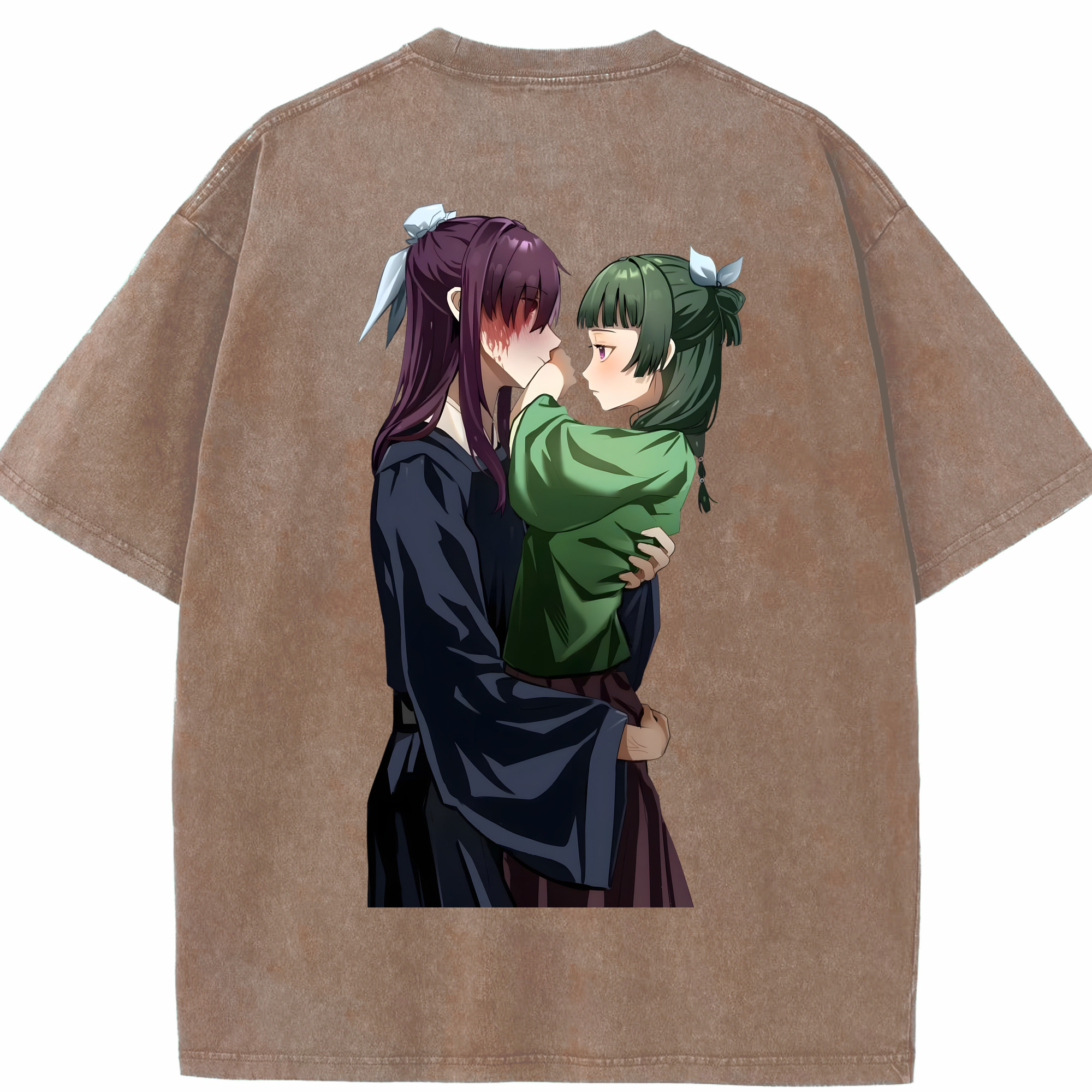 （画像用） 薬屋のひとりごと The Apothecary Diaries 綿100% ヴィンテージ風 半袖Tシャツ（背面プリント）