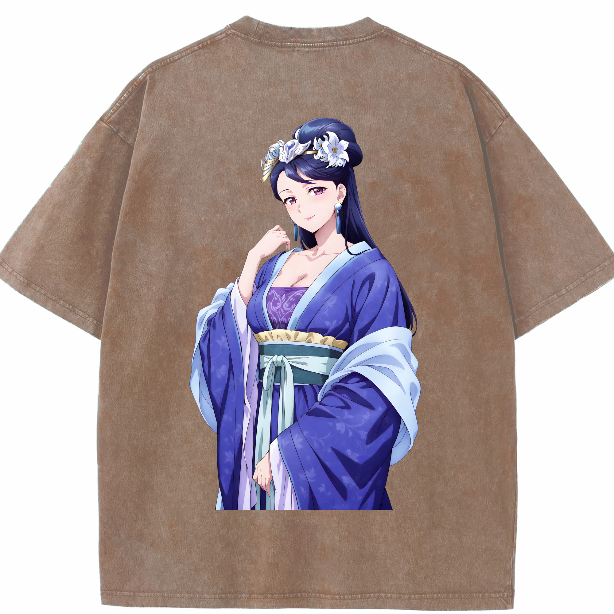 （画像用） 薬屋のひとりごと The Apothecary Diaries 綿100% ヴィンテージ風 半袖Tシャツ（背面プリント）