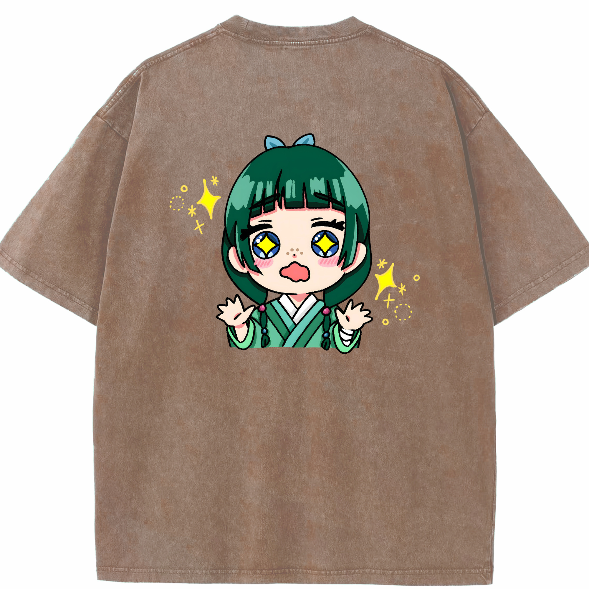 （画像用） 薬屋のひとりごと The Apothecary Diaries 綿100% ヴィンテージ風 半袖Tシャツ（背面プリント）