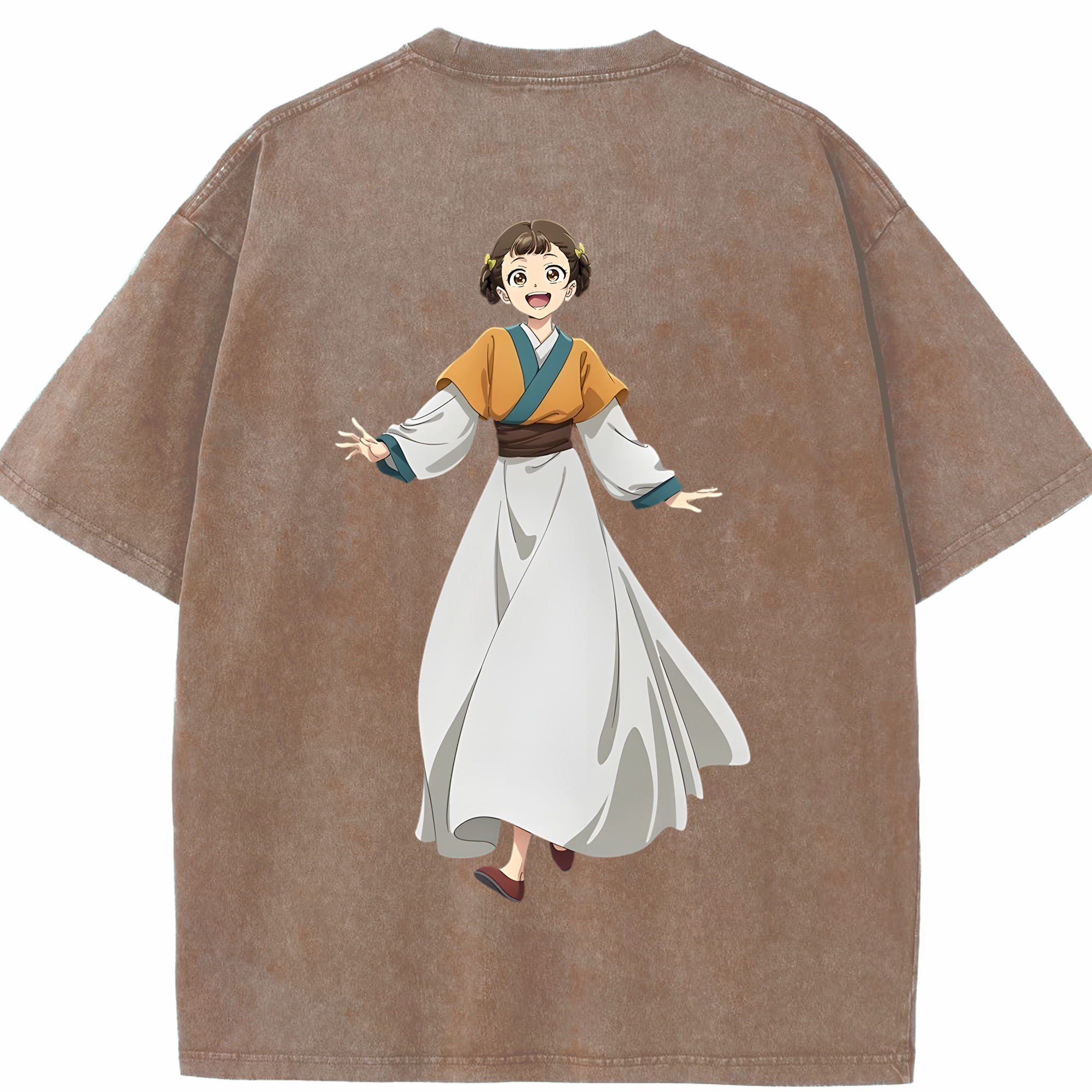 （画像用） 薬屋のひとりごと The Apothecary Diaries 綿100% ヴィンテージ風 半袖Tシャツ（背面プリント）