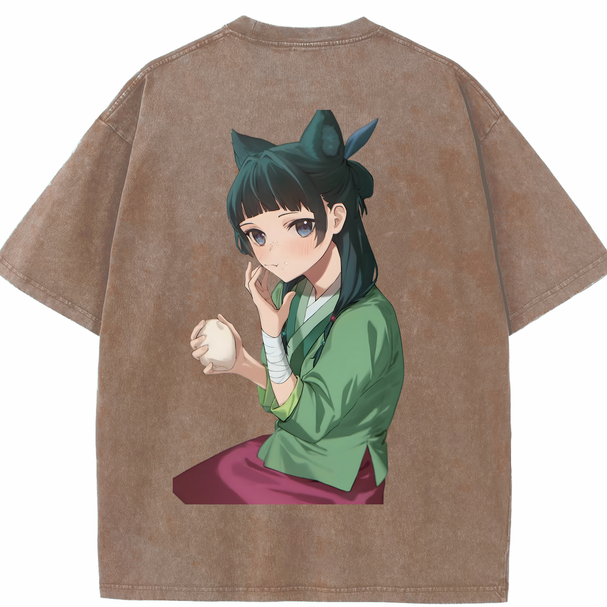 （画像用） 薬屋のひとりごと The Apothecary Diaries 綿100% ヴィンテージ風 半袖Tシャツ（背面プリント）