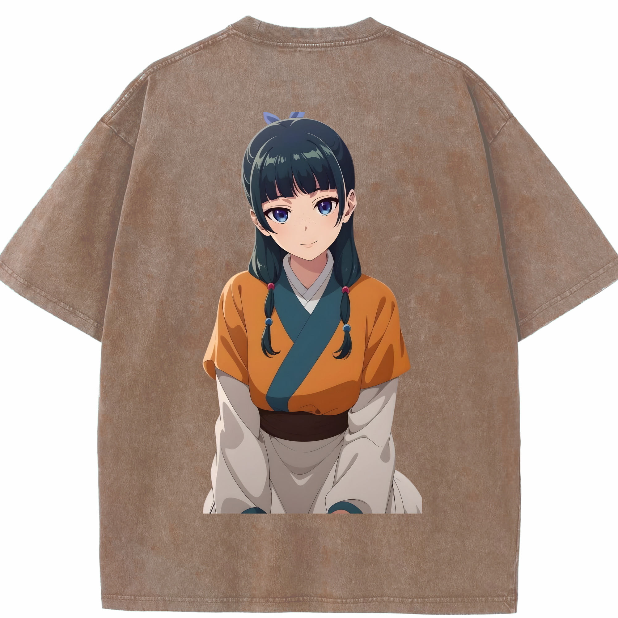 （画像用） 薬屋のひとりごと The Apothecary Diaries 綿100% ヴィンテージ風 半袖Tシャツ（背面プリント）