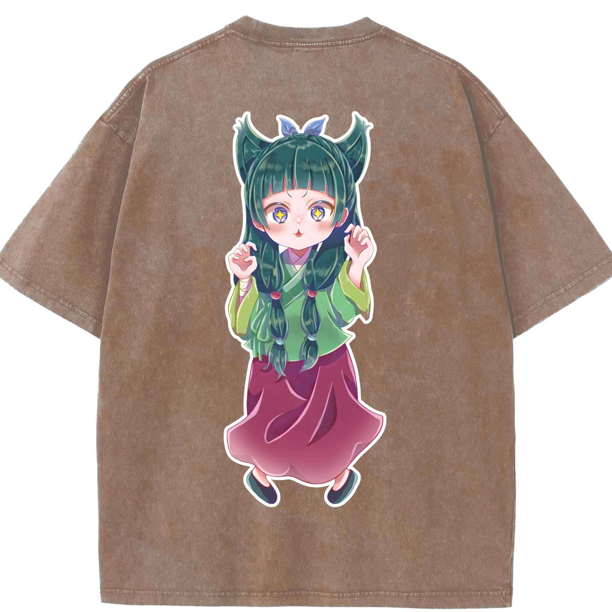 （画像用） 薬屋のひとりごと The Apothecary Diaries 綿100% ヴィンテージ風 半袖Tシャツ（背面プリント）