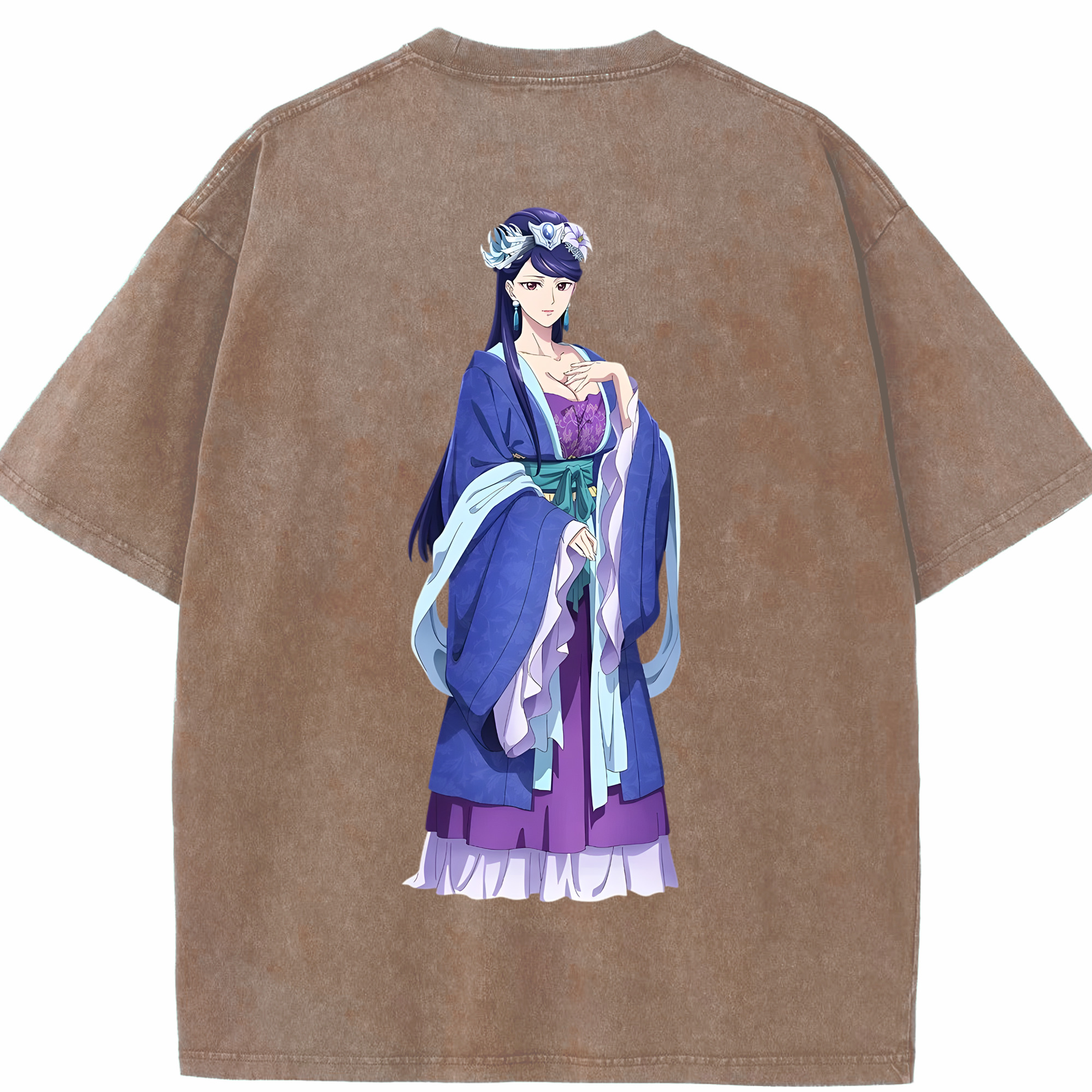 （画像用） 薬屋のひとりごと The Apothecary Diaries 綿100% ヴィンテージ風 半袖Tシャツ（背面プリント）