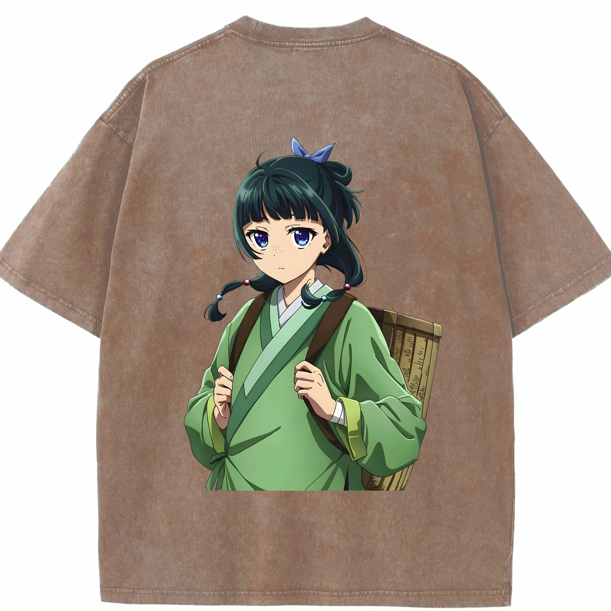 （画像用） 薬屋のひとりごと The Apothecary Diaries 綿100% ヴィンテージ風 半袖Tシャツ（背面プリント）