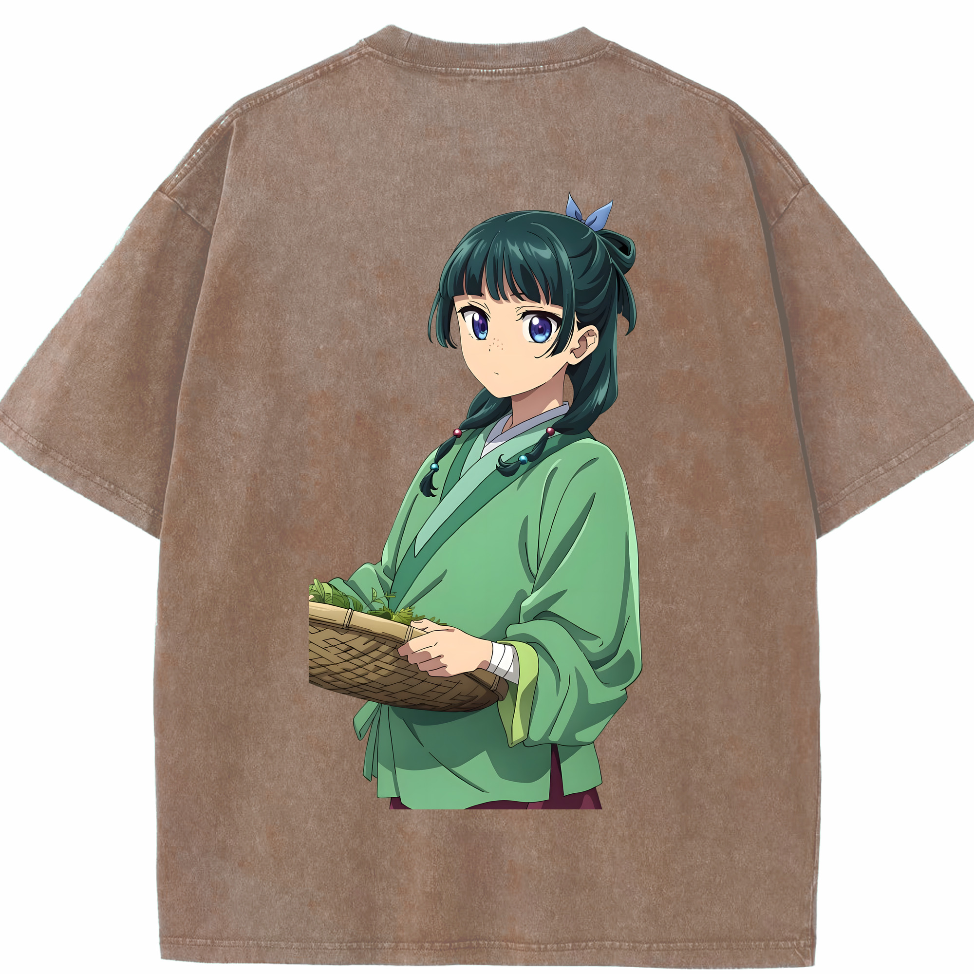 （画像用） 薬屋のひとりごと The Apothecary Diaries 綿100% ヴィンテージ風 半袖Tシャツ（背面プリント）