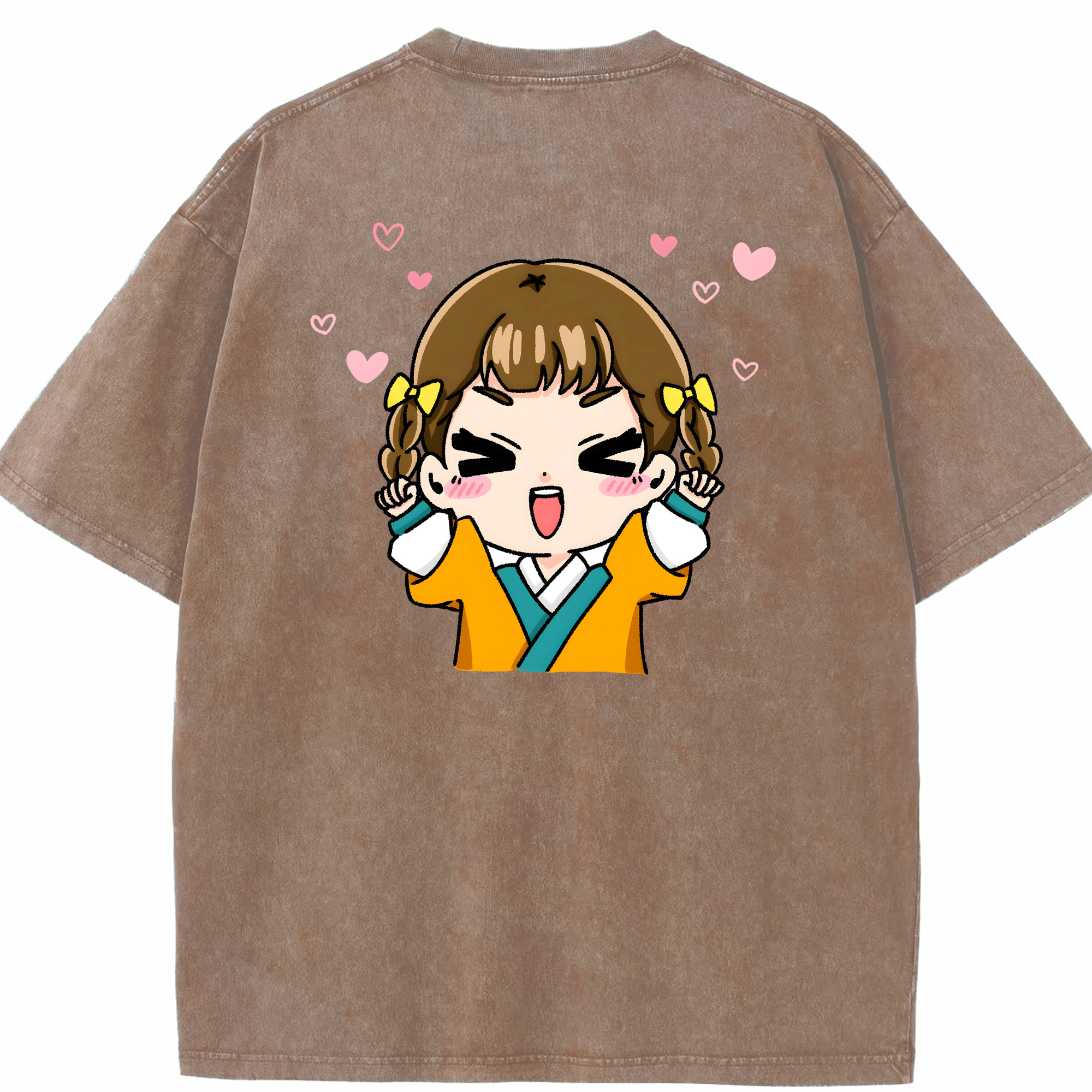 （画像用） 薬屋のひとりごと The Apothecary Diaries 綿100% ヴィンテージ風 半袖Tシャツ（背面プリント）