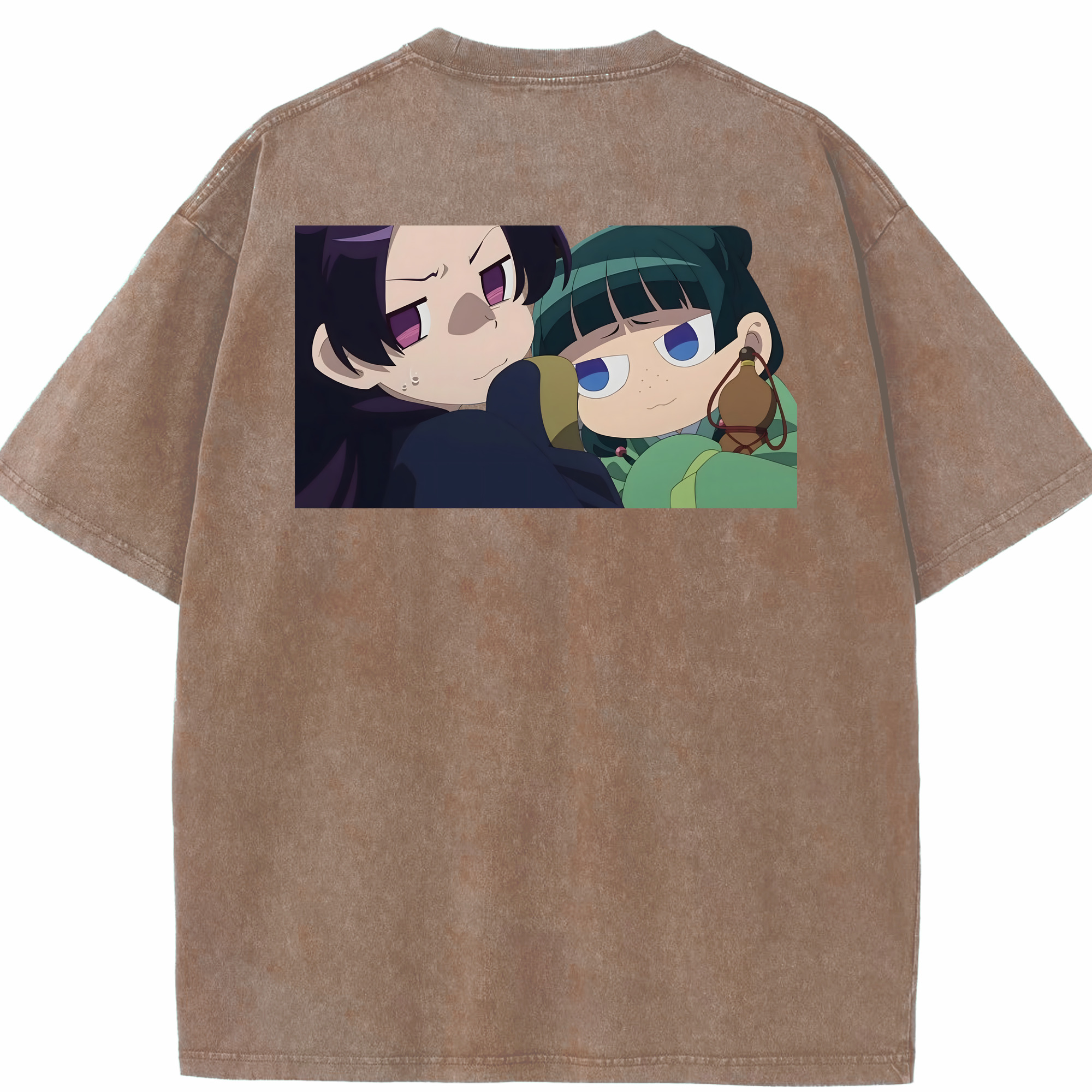 （画像用） 薬屋のひとりごと The Apothecary Diaries 綿100% ヴィンテージ風 半袖Tシャツ（背面プリント）