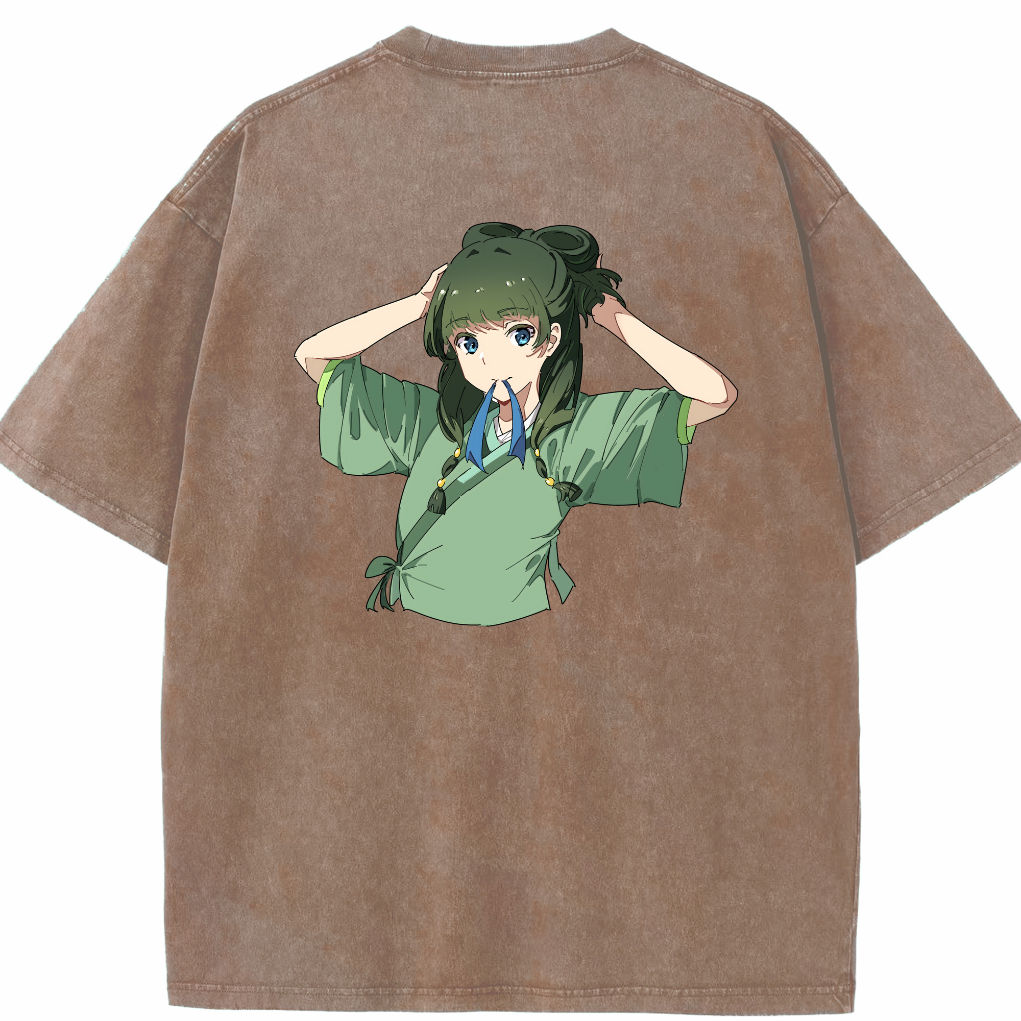 （画像用） 薬屋のひとりごと The Apothecary Diaries 綿100% ヴィンテージ風 半袖Tシャツ（背面プリント）