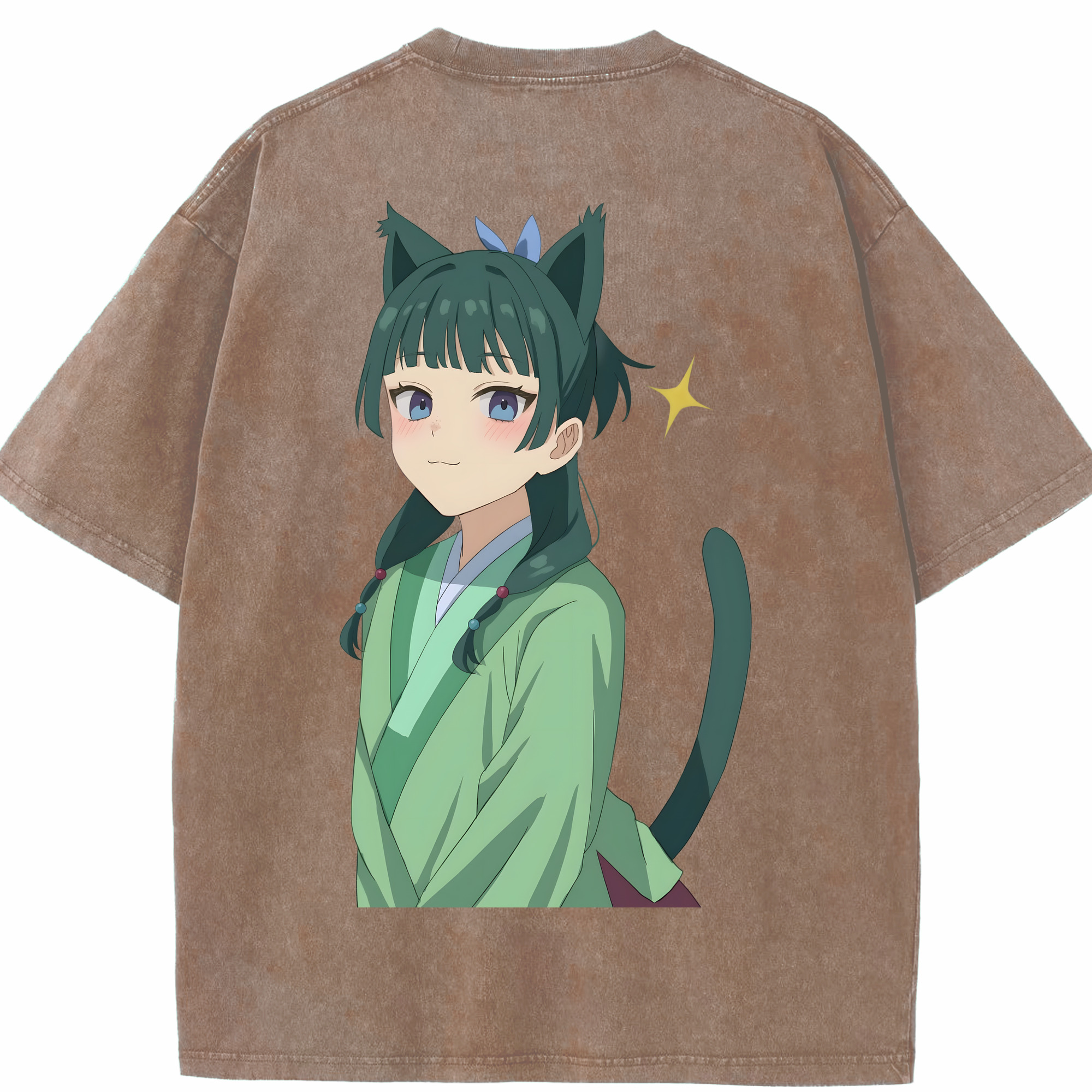 （画像用） 薬屋のひとりごと The Apothecary Diaries 綿100% ヴィンテージ風 半袖Tシャツ（背面プリント）