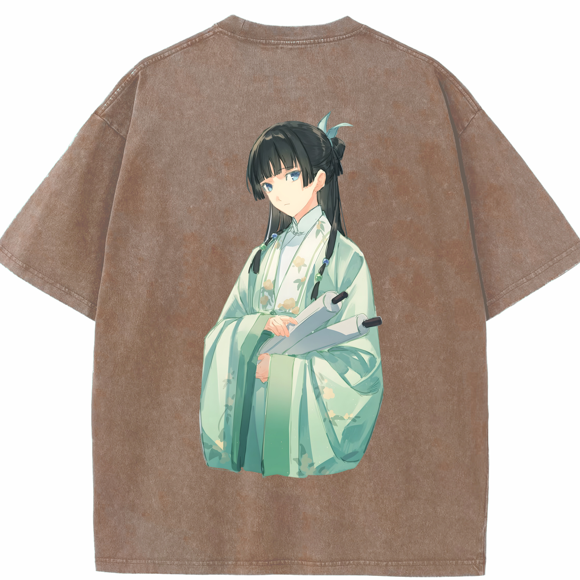 （画像用） 薬屋のひとりごと The Apothecary Diaries 綿100% ヴィンテージ風 半袖Tシャツ（背面プリント）