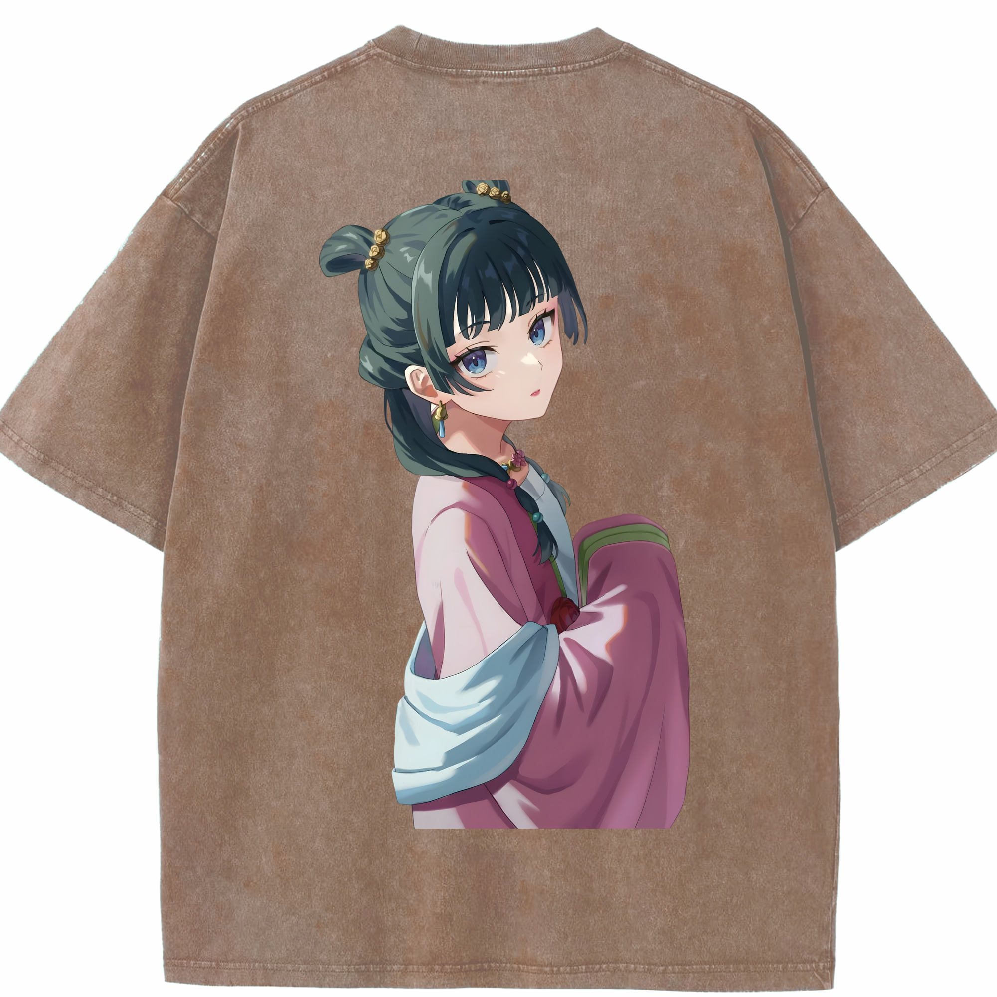 （画像用） 薬屋のひとりごと The Apothecary Diaries 綿100% ヴィンテージ風 半袖Tシャツ（背面プリント）