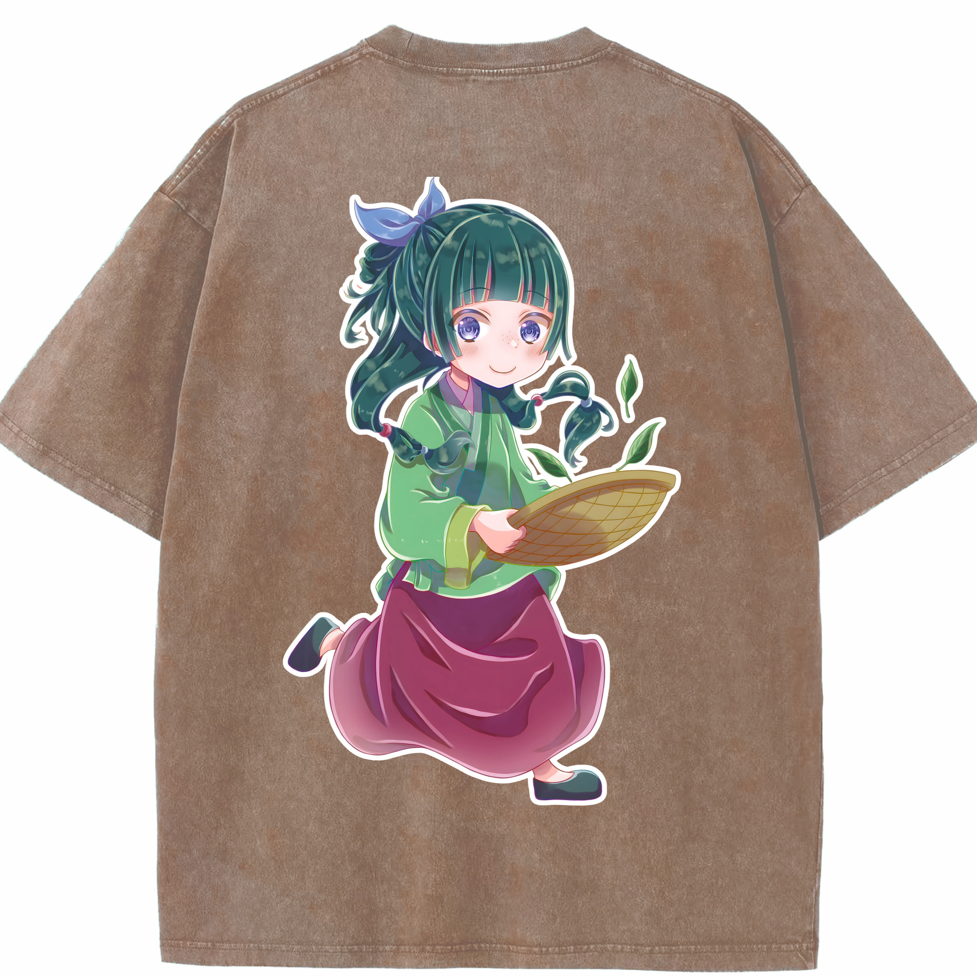 （画像用） 薬屋のひとりごと The Apothecary Diaries 綿100% ヴィンテージ風 半袖Tシャツ（背面プリント）