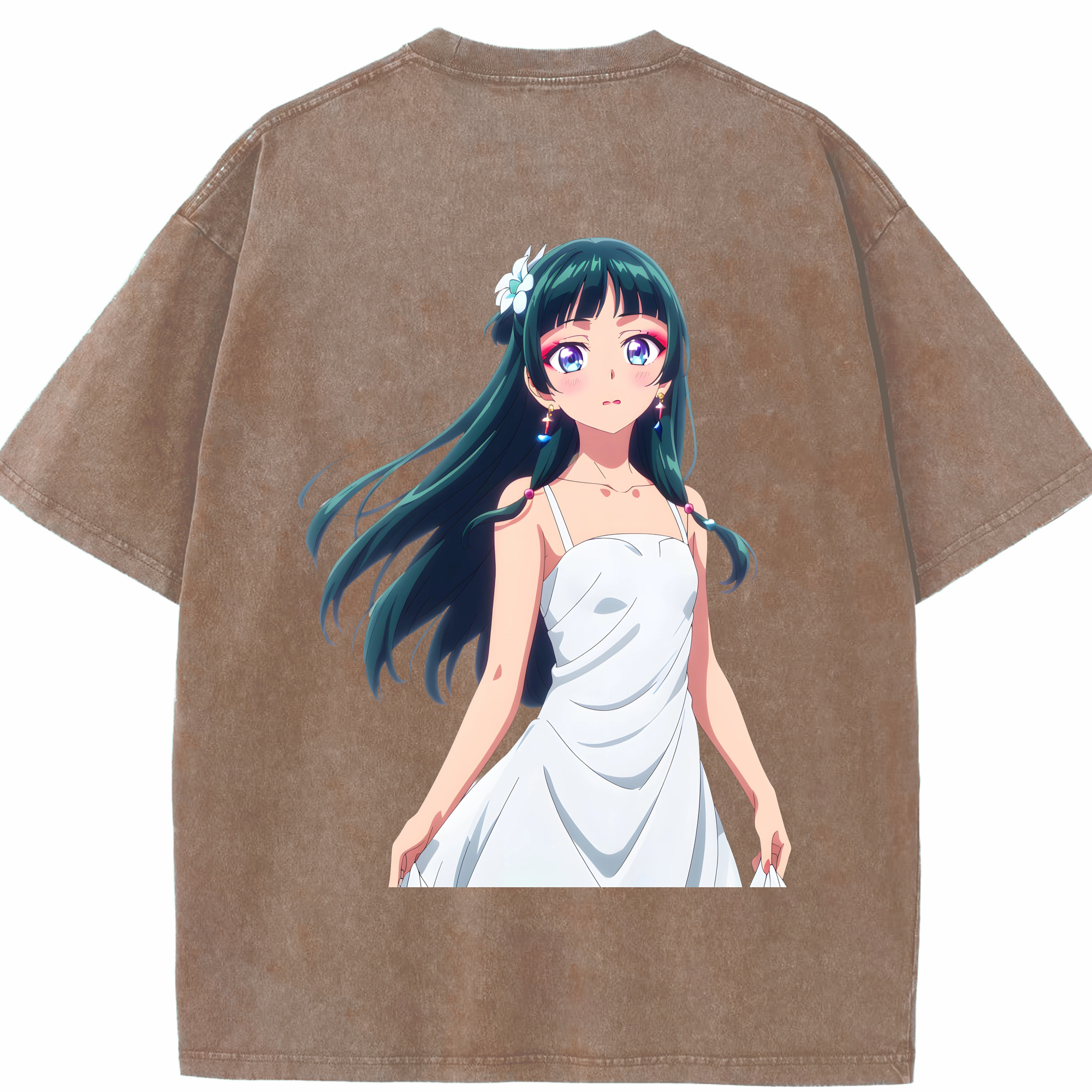 （画像用） 薬屋のひとりごと The Apothecary Diaries 綿100% ヴィンテージ風 半袖Tシャツ（背面プリント）