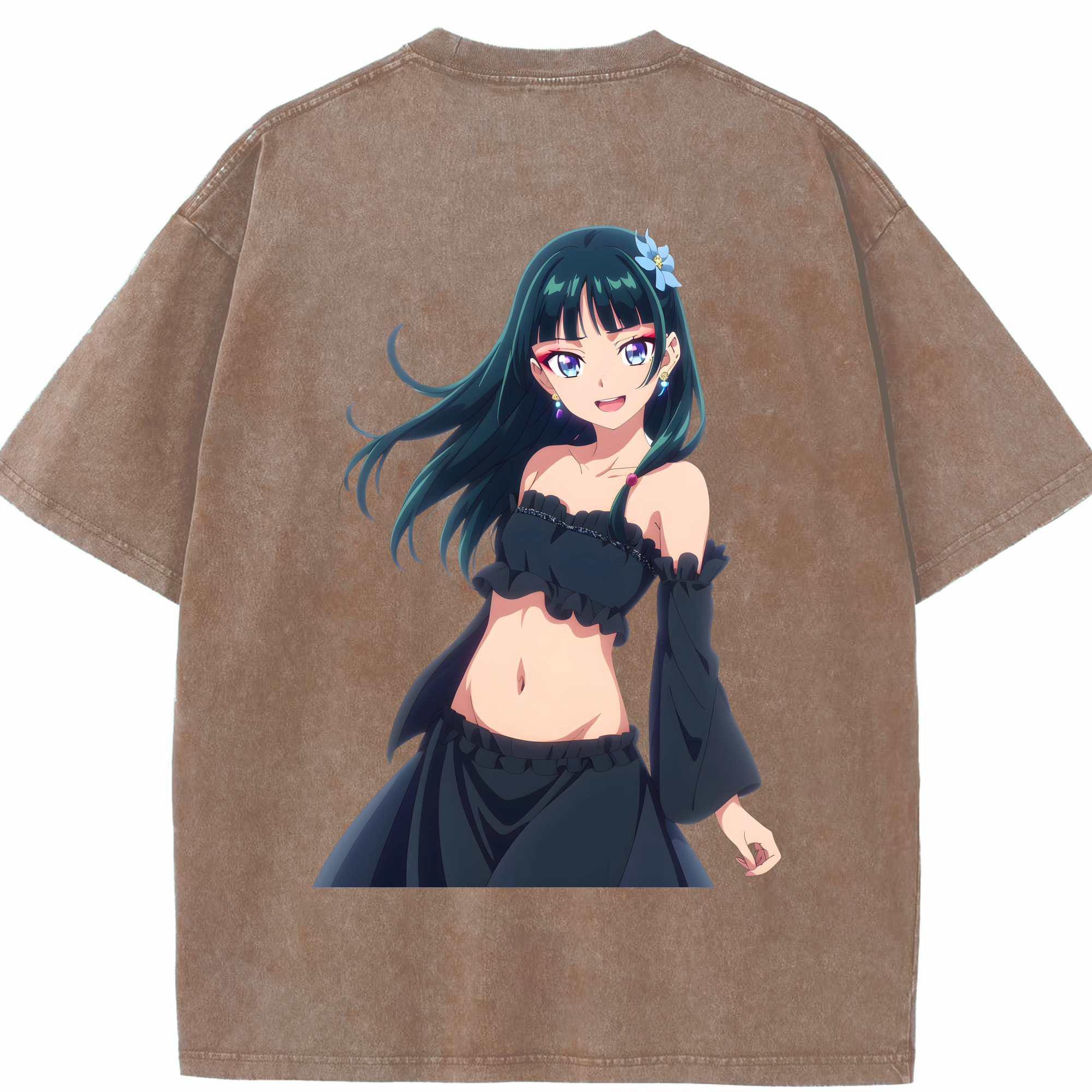 （画像用） 薬屋のひとりごと The Apothecary Diaries 綿100% ヴィンテージ風 半袖Tシャツ（背面プリント）