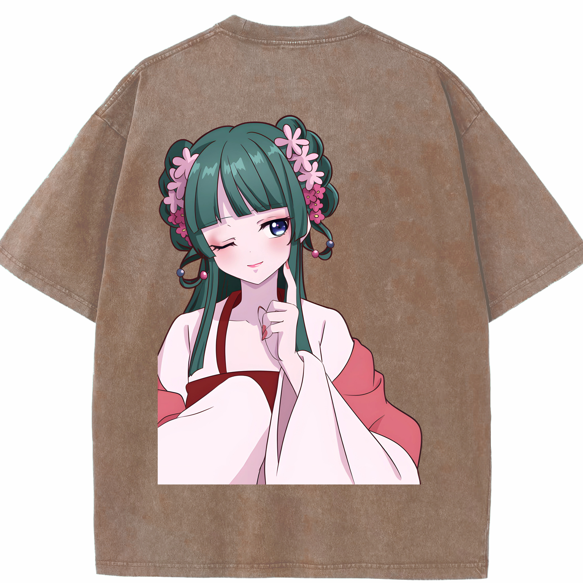 （画像用） 薬屋のひとりごと The Apothecary Diaries 綿100% ヴィンテージ風 半袖Tシャツ（背面プリント）