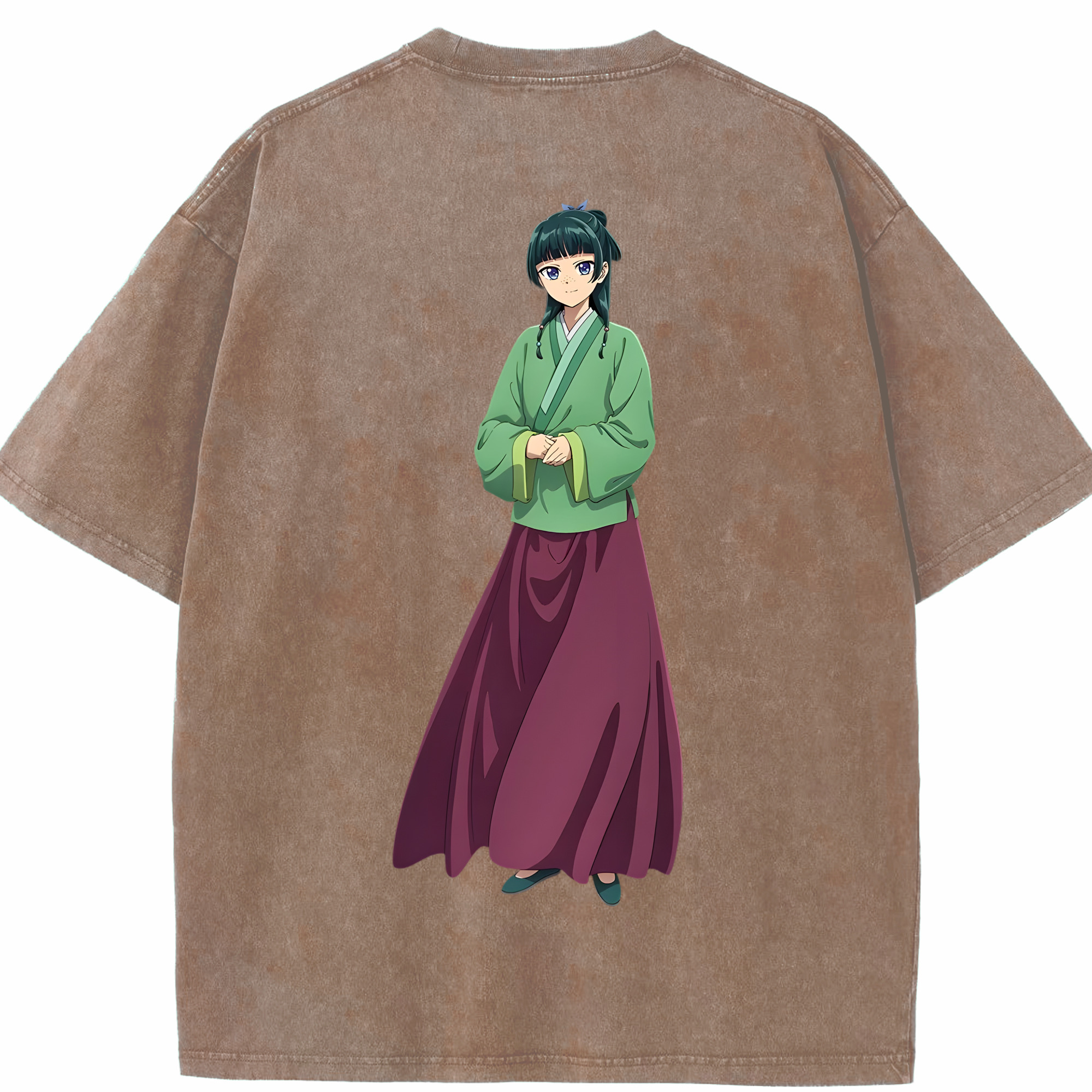 （画像用） 薬屋のひとりごと The Apothecary Diaries 綿100% ヴィンテージ風 半袖Tシャツ（背面プリント）
