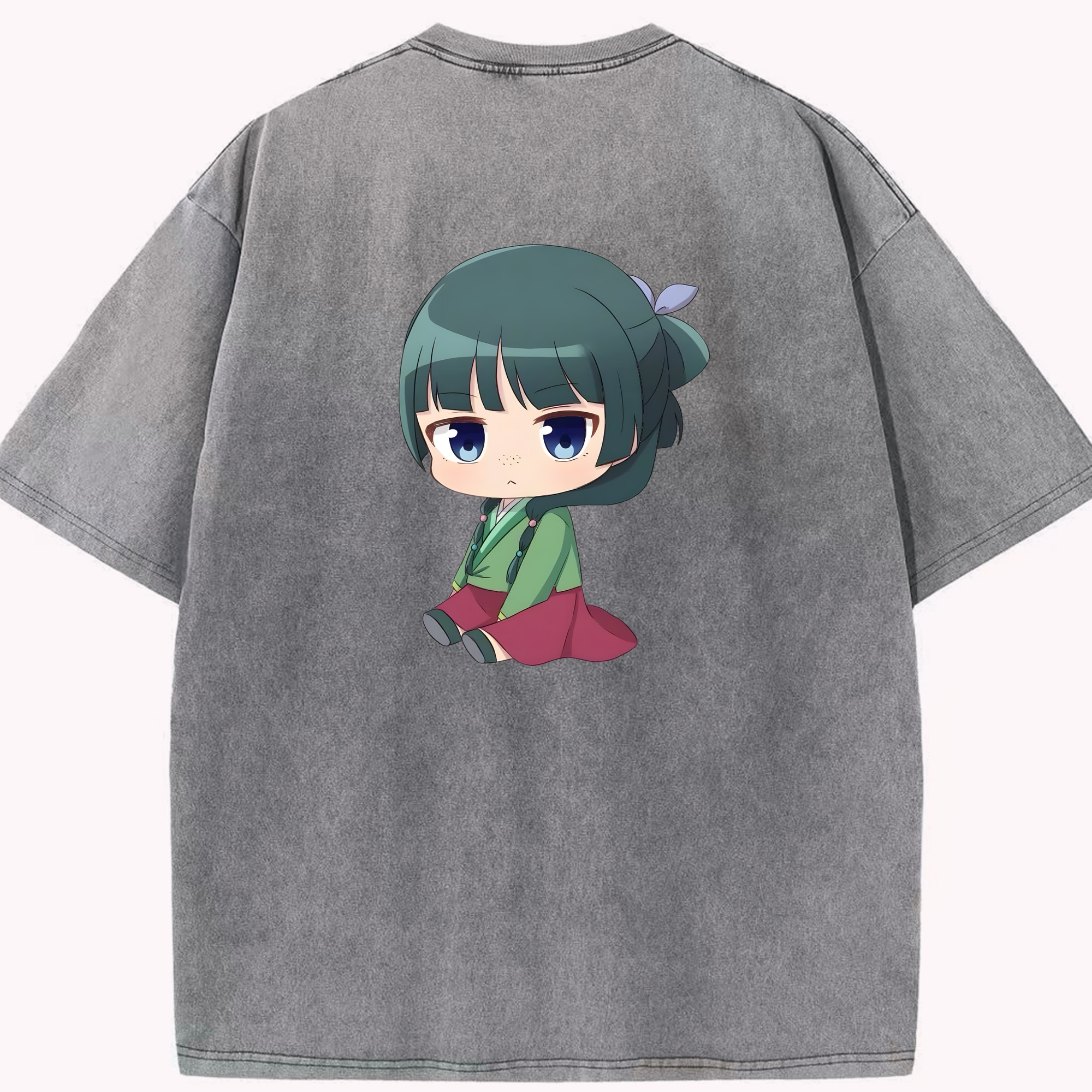 （画像用） 薬屋のひとりごと The Apothecary Diaries 綿100% ヴィンテージ風 半袖Tシャツ（背面プリント）