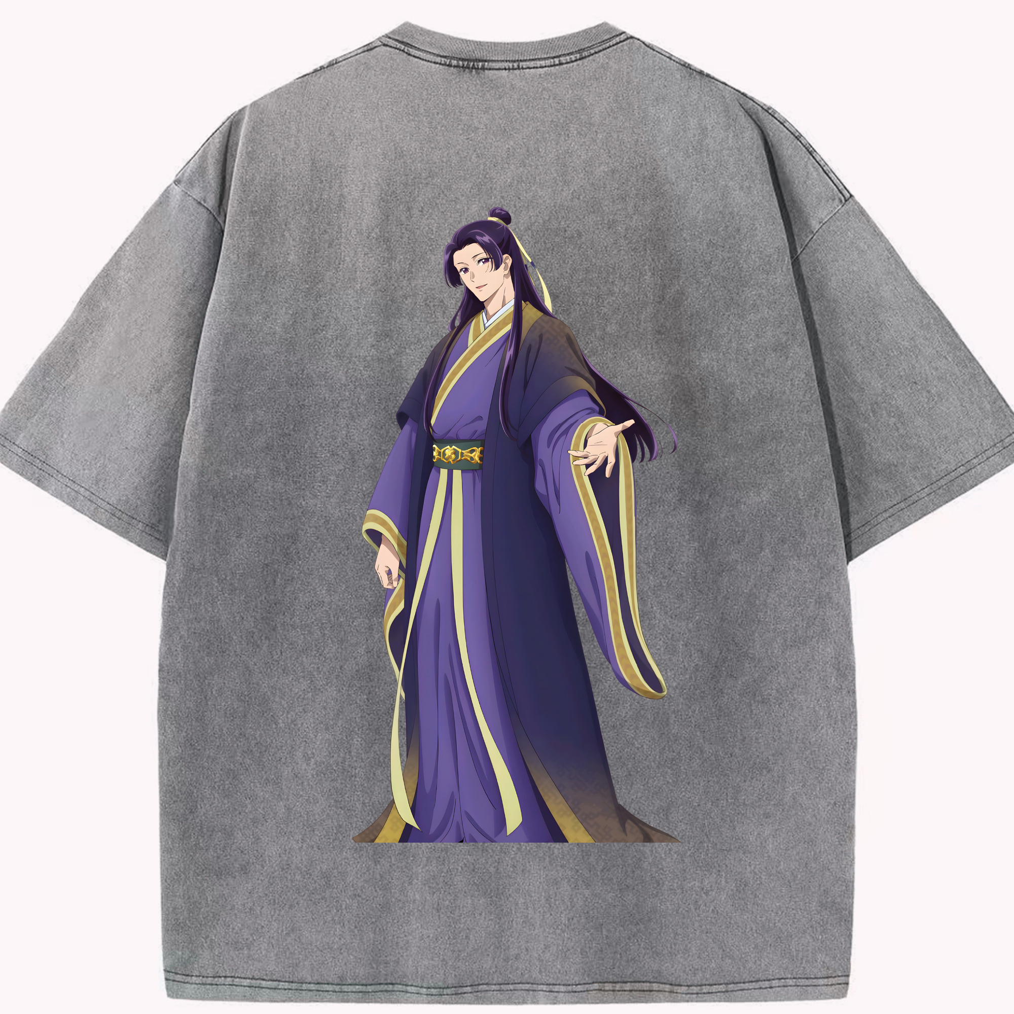 （画像用） 薬屋のひとりごと The Apothecary Diaries 綿100% ヴィンテージ風 半袖Tシャツ（背面プリント）