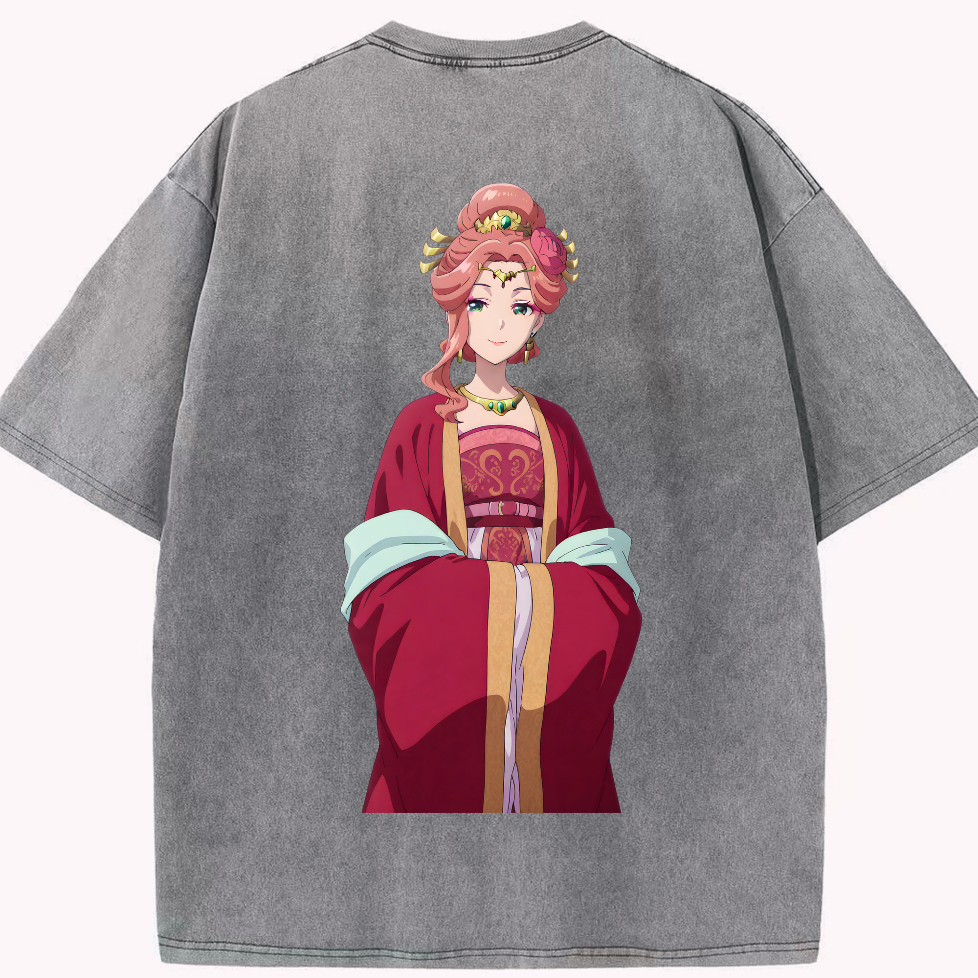 （画像用） 薬屋のひとりごと The Apothecary Diaries 綿100% ヴィンテージ風 半袖Tシャツ（背面プリント）