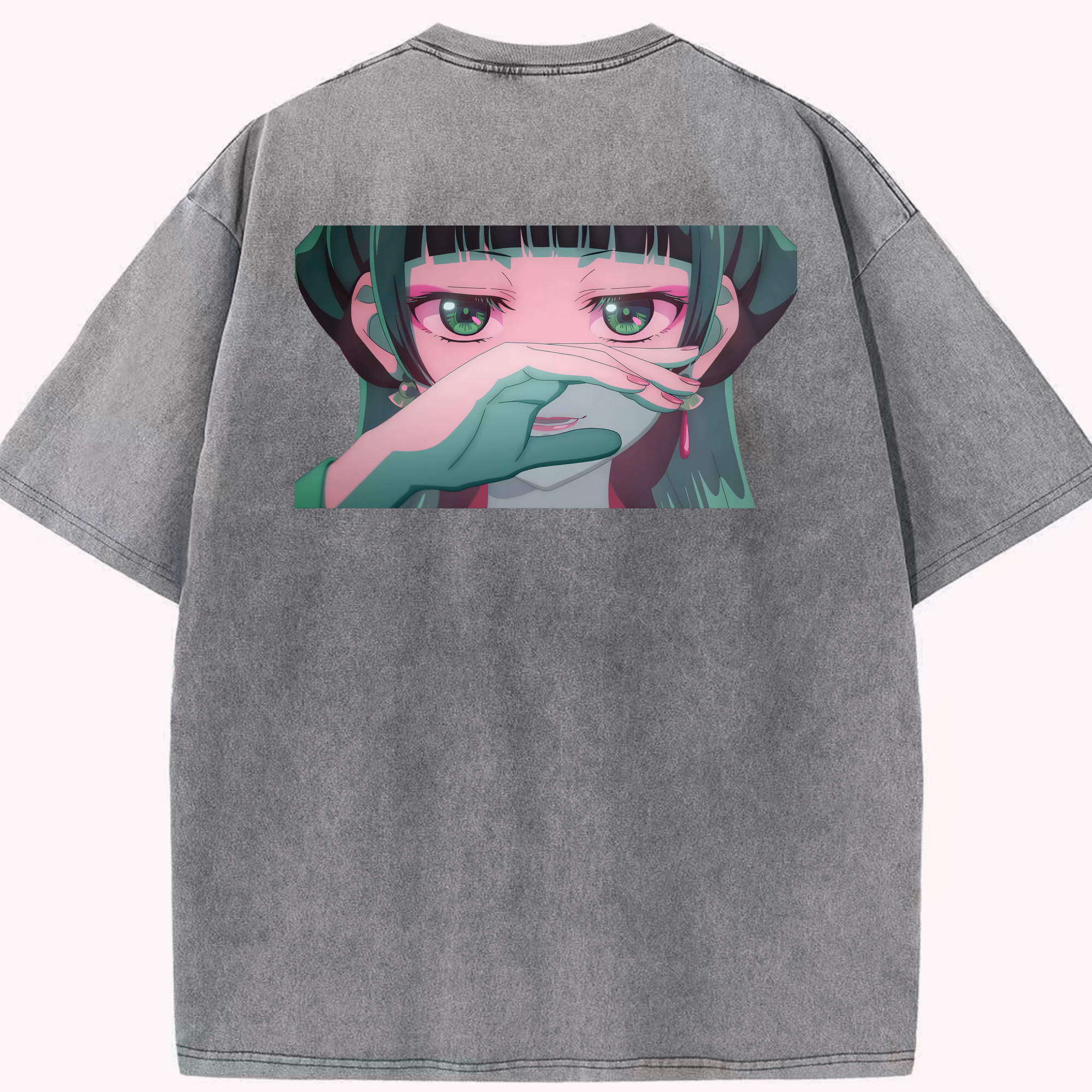 （画像用） 薬屋のひとりごと The Apothecary Diaries 綿100% ヴィンテージ風 半袖Tシャツ（背面プリント）