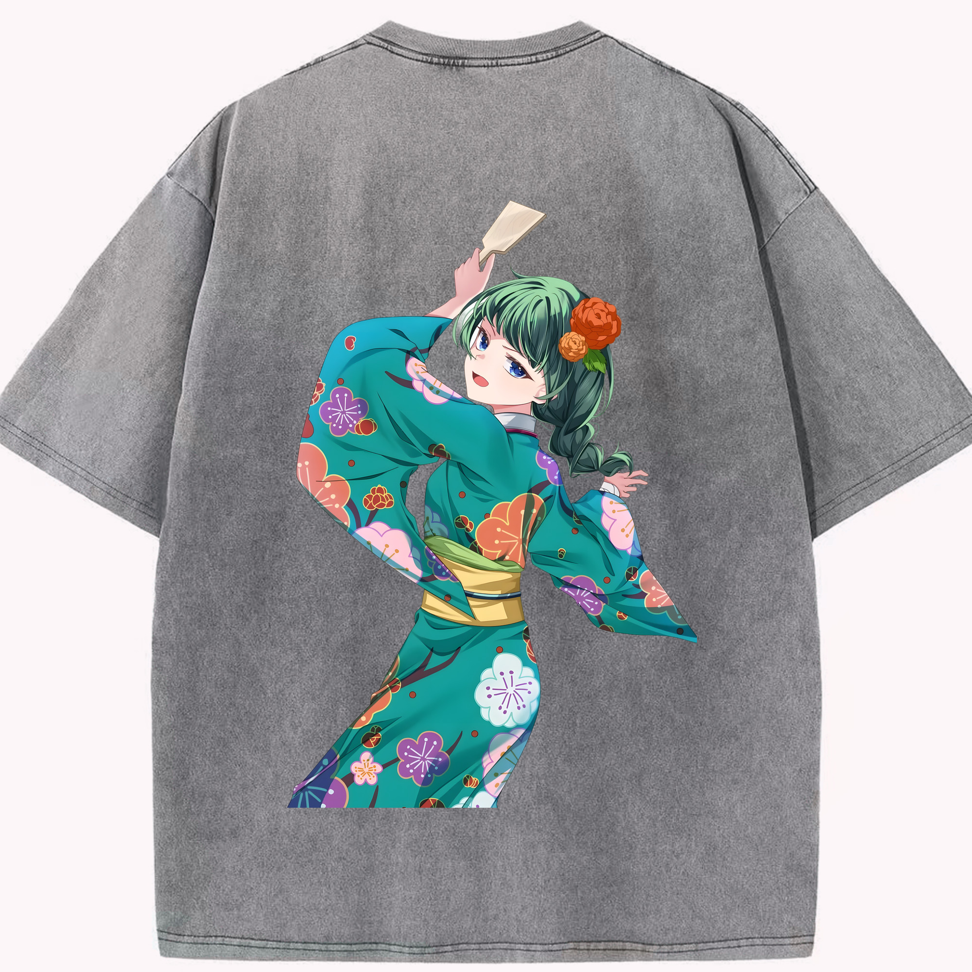 （画像用） 薬屋のひとりごと The Apothecary Diaries 綿100% ヴィンテージ風 半袖Tシャツ（背面プリント）