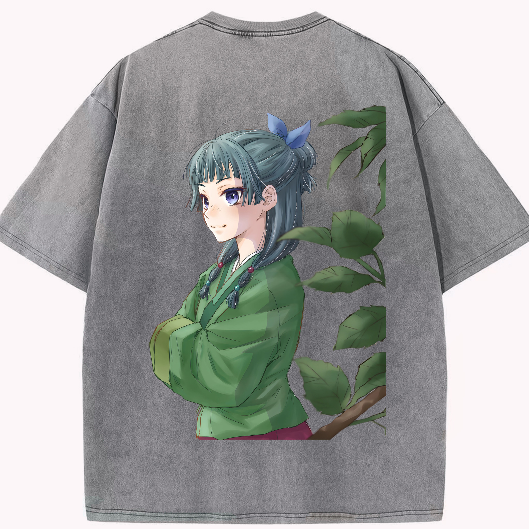 （画像用） 薬屋のひとりごと The Apothecary Diaries 綿100% ヴィンテージ風 半袖Tシャツ（背面プリント）