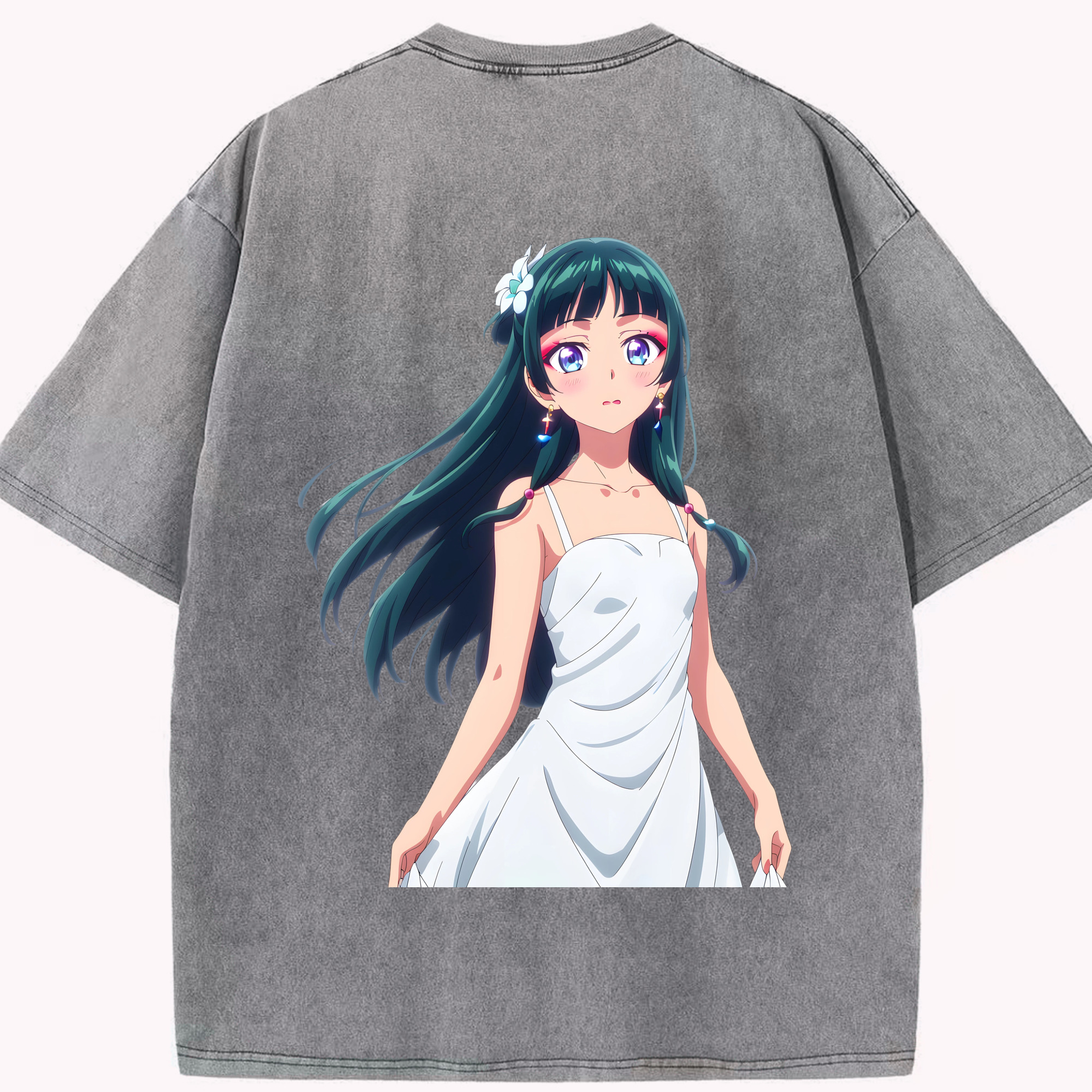 （画像用） 薬屋のひとりごと The Apothecary Diaries 綿100% ヴィンテージ風 半袖Tシャツ（背面プリント）