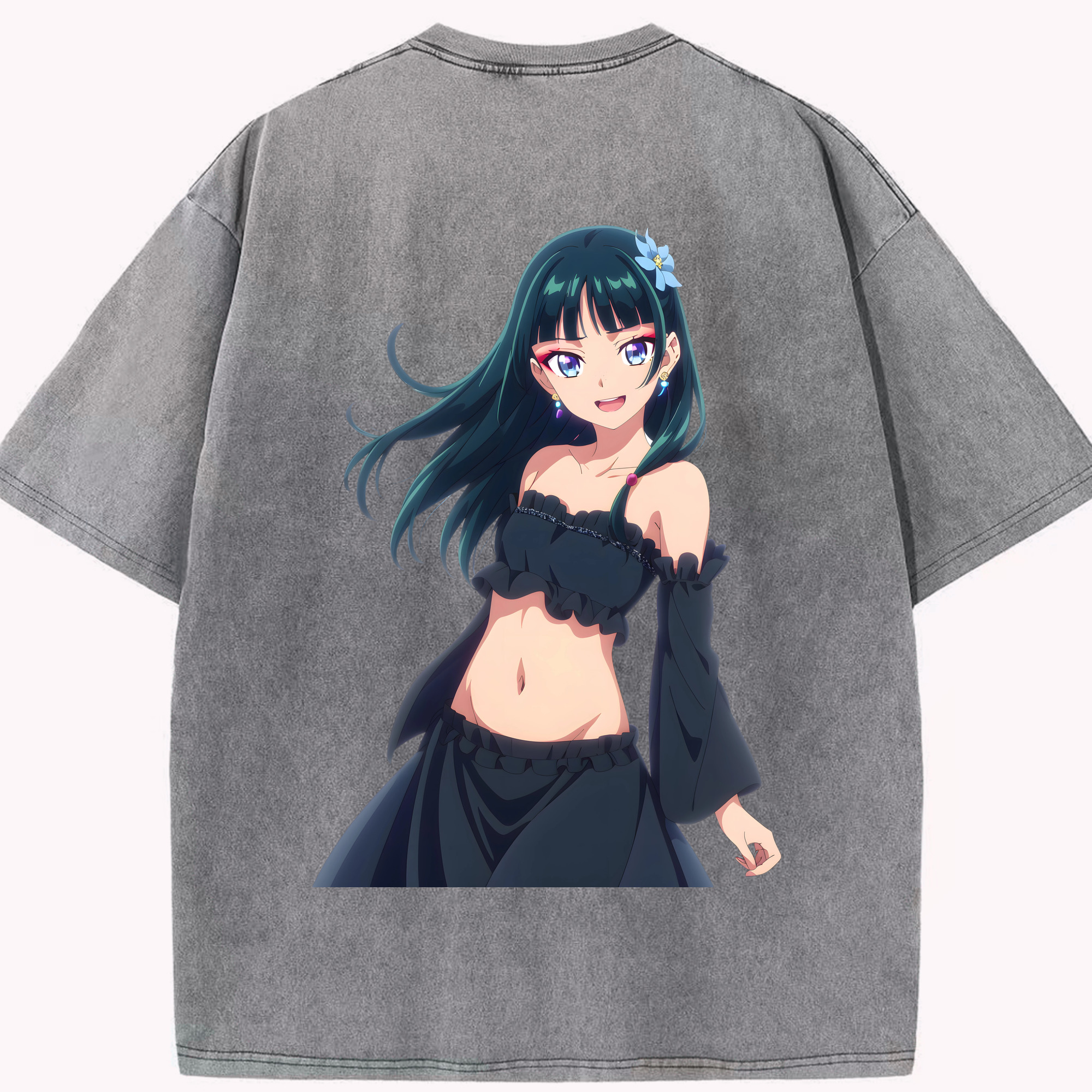 （画像用） 薬屋のひとりごと The Apothecary Diaries 綿100% ヴィンテージ風 半袖Tシャツ（背面プリント）