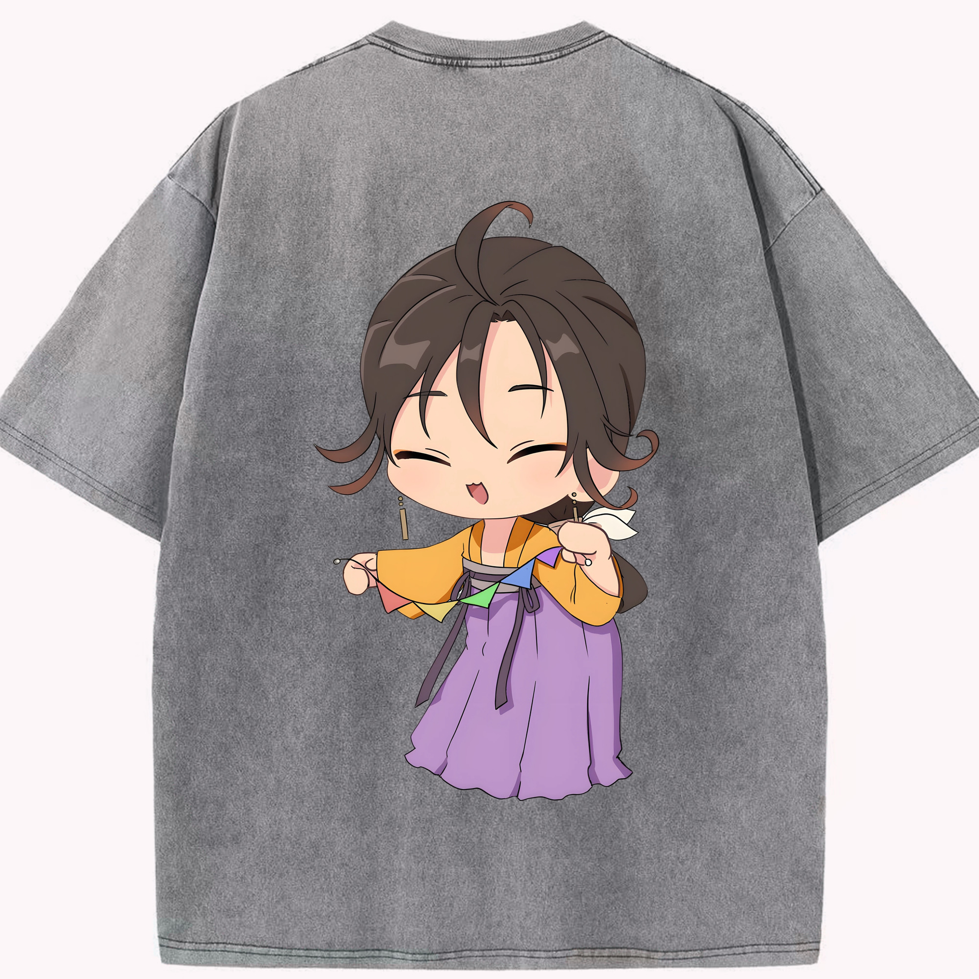 （画像用） 薬屋のひとりごと The Apothecary Diaries 綿100% ヴィンテージ風 半袖Tシャツ（背面プリント）