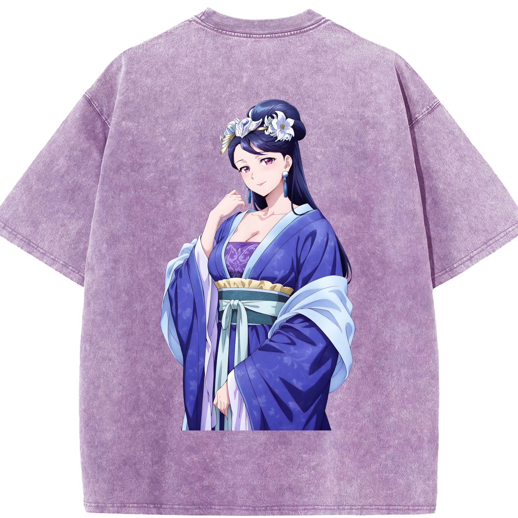 （画像用） 薬屋のひとりごと The Apothecary Diaries 綿100% ヴィンテージ風 半袖Tシャツ（背面プリント）