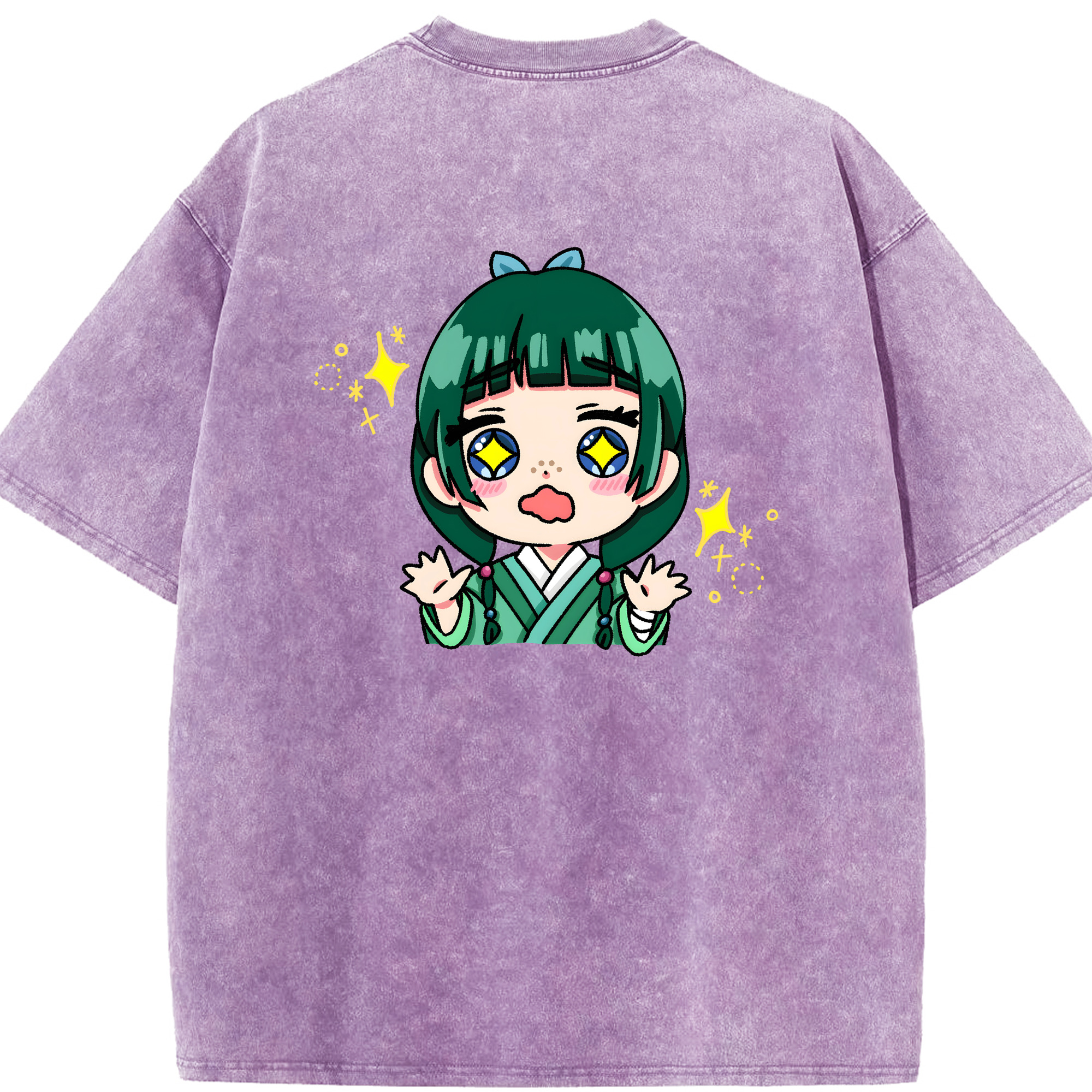 （画像用） 薬屋のひとりごと The Apothecary Diaries 綿100% ヴィンテージ風 半袖Tシャツ（背面プリント）