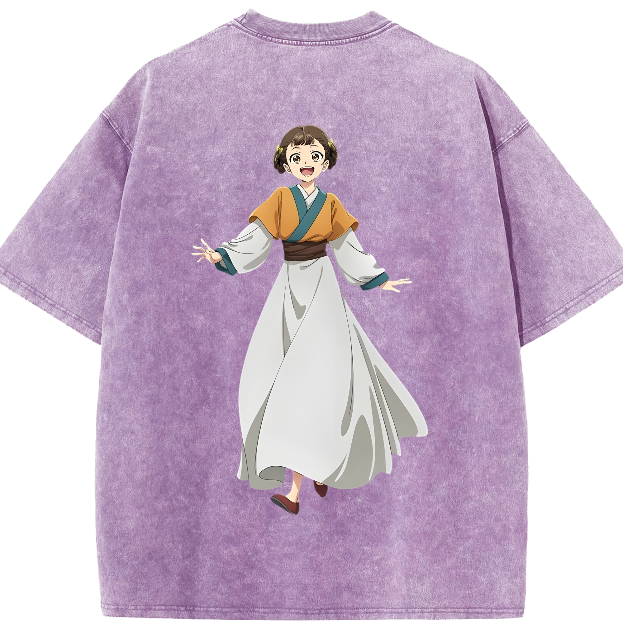 （画像用） 薬屋のひとりごと The Apothecary Diaries 綿100% ヴィンテージ風 半袖Tシャツ（背面プリント）