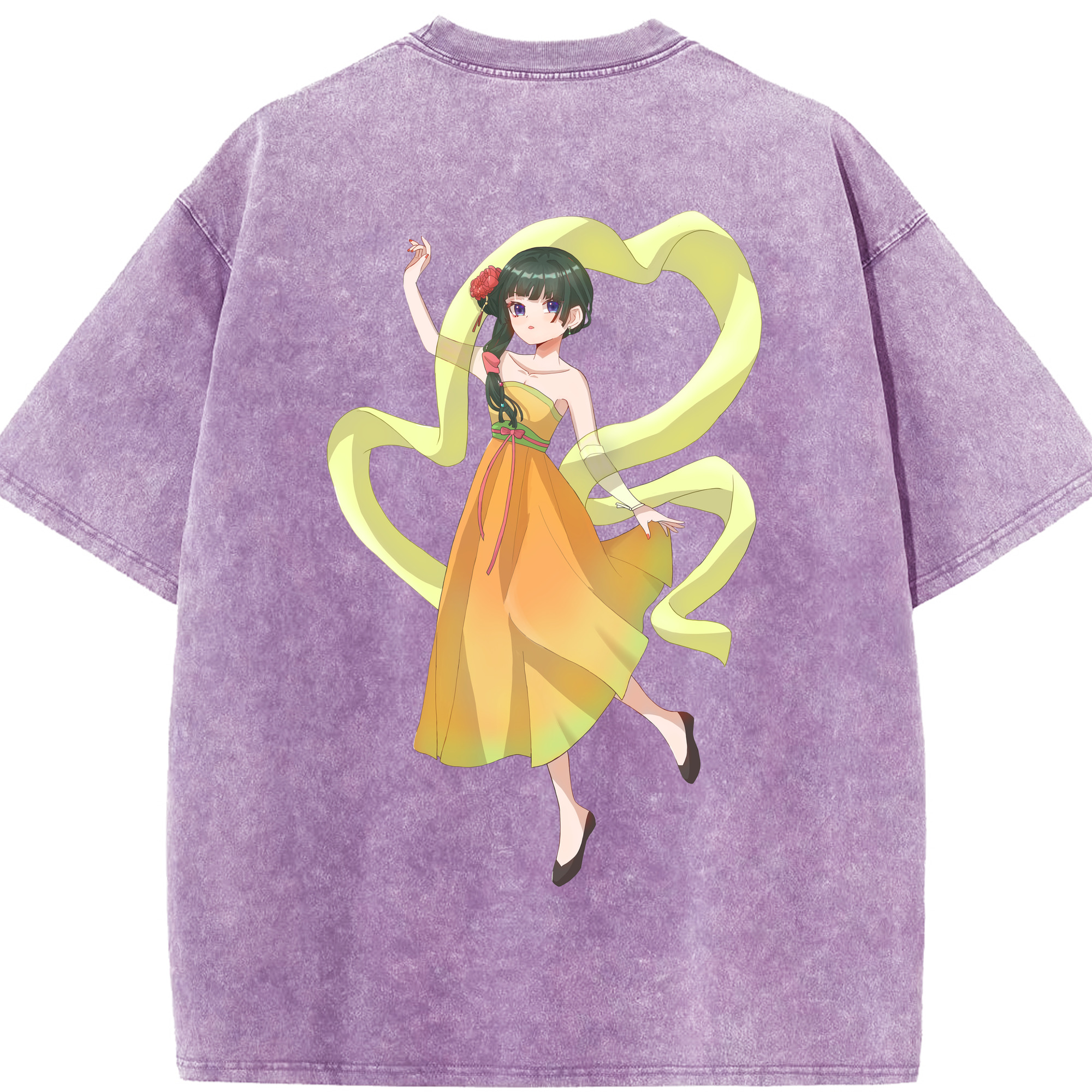 （画像用） 薬屋のひとりごと The Apothecary Diaries 綿100% ヴィンテージ風 半袖Tシャツ（背面プリント）
