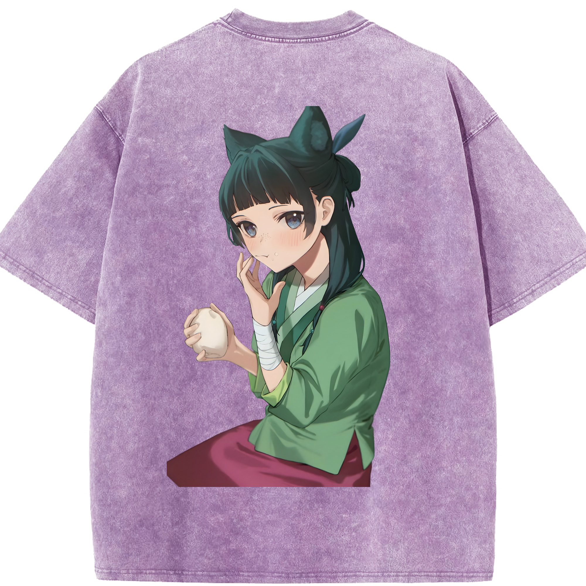 （画像用） 薬屋のひとりごと The Apothecary Diaries 綿100% ヴィンテージ風 半袖Tシャツ（背面プリント）