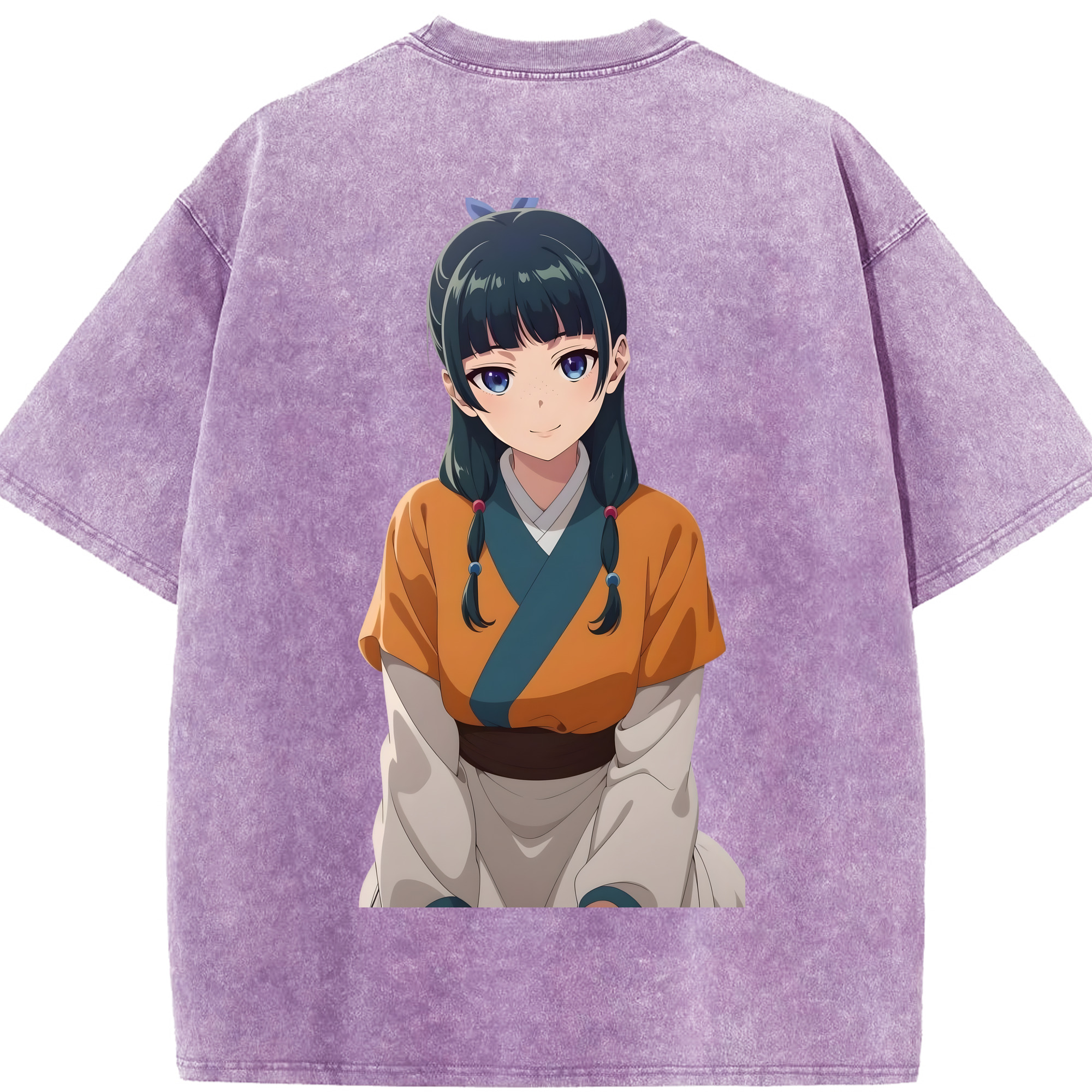 （画像用） 薬屋のひとりごと The Apothecary Diaries 綿100% ヴィンテージ風 半袖Tシャツ（背面プリント）